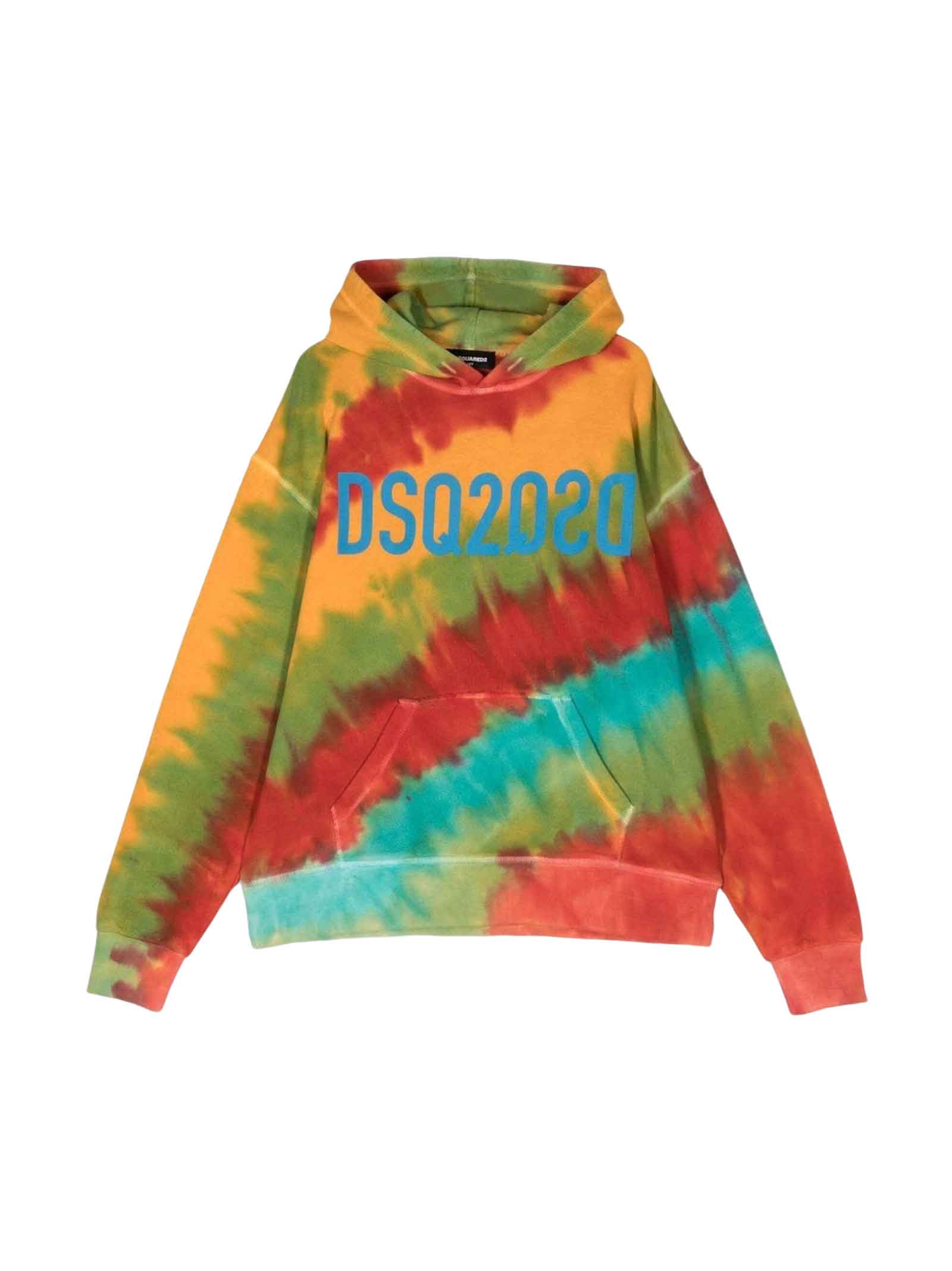 Dsquared2 - Multicolor Street Basketball Sweatshirt For Children And Teen -   shop online