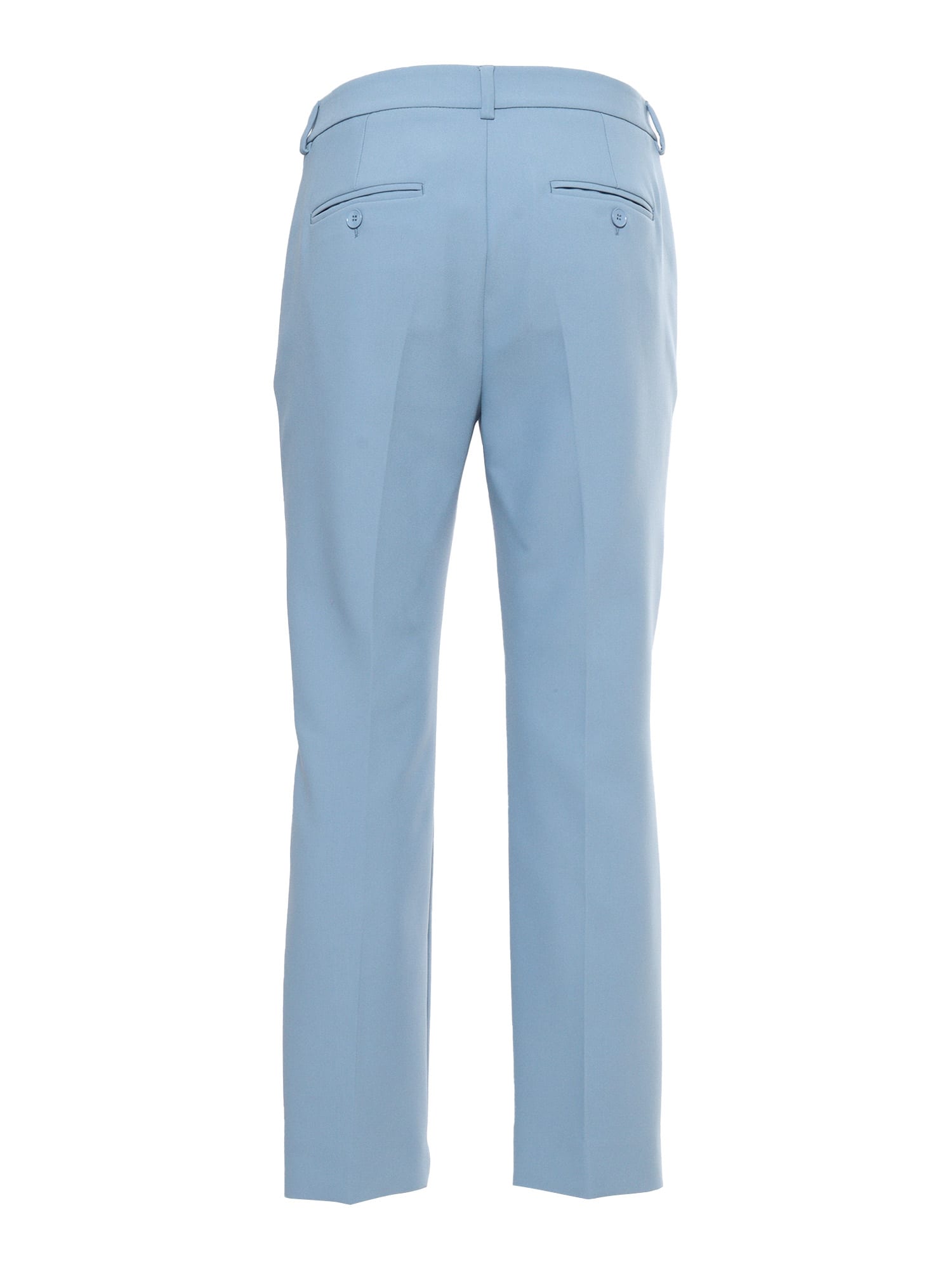 Shop Weekend Max Mara Light Blue Trousers