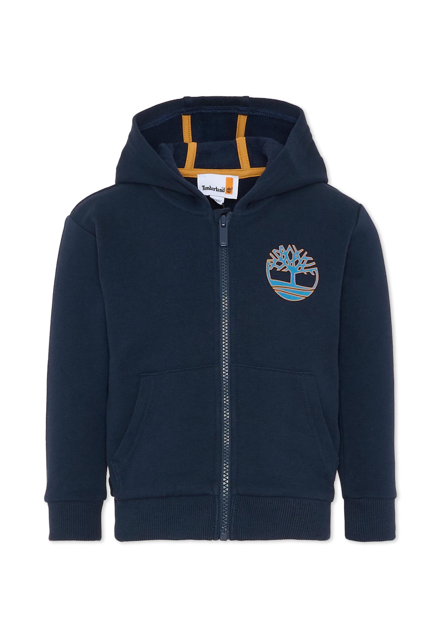 Timberland Kids' Blue Sweatshirt For Boy With Tree Print