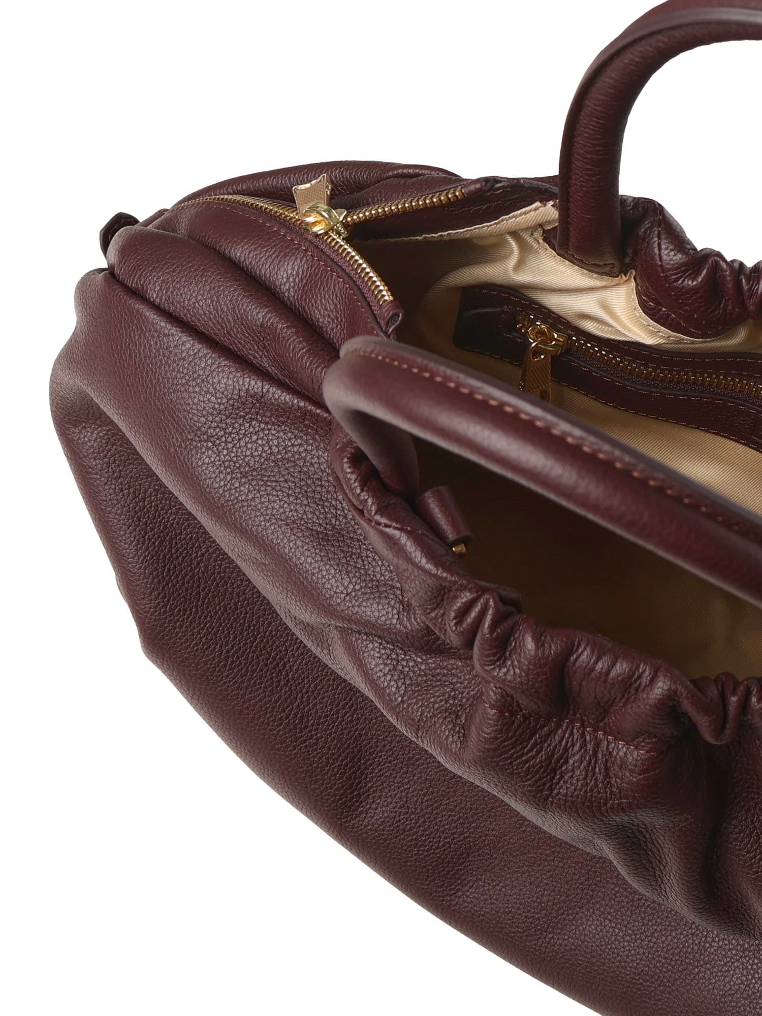 Biasia Gathered-detail Tote Bag In Purple