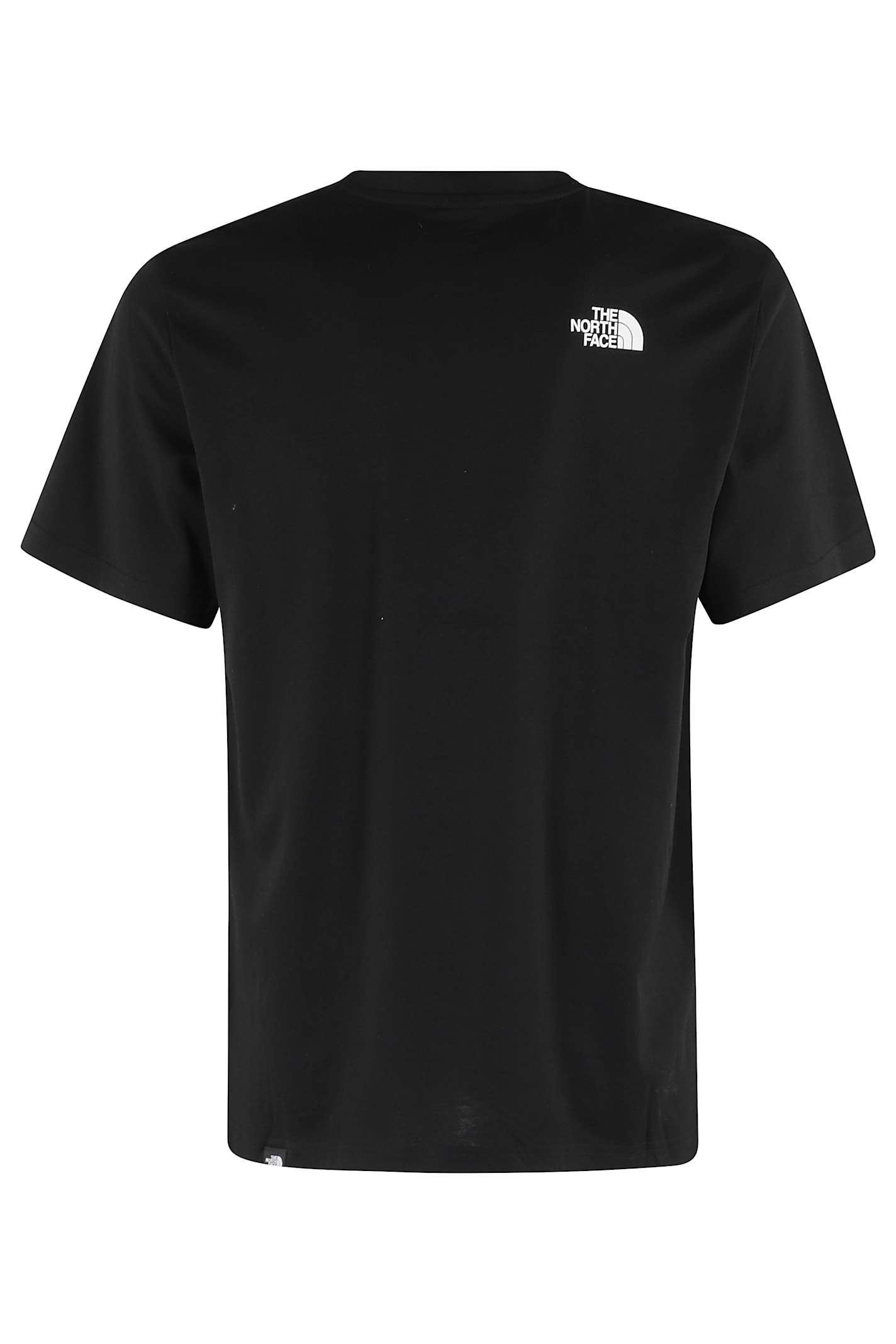 The North Face Black Cotton T-shirt In Black