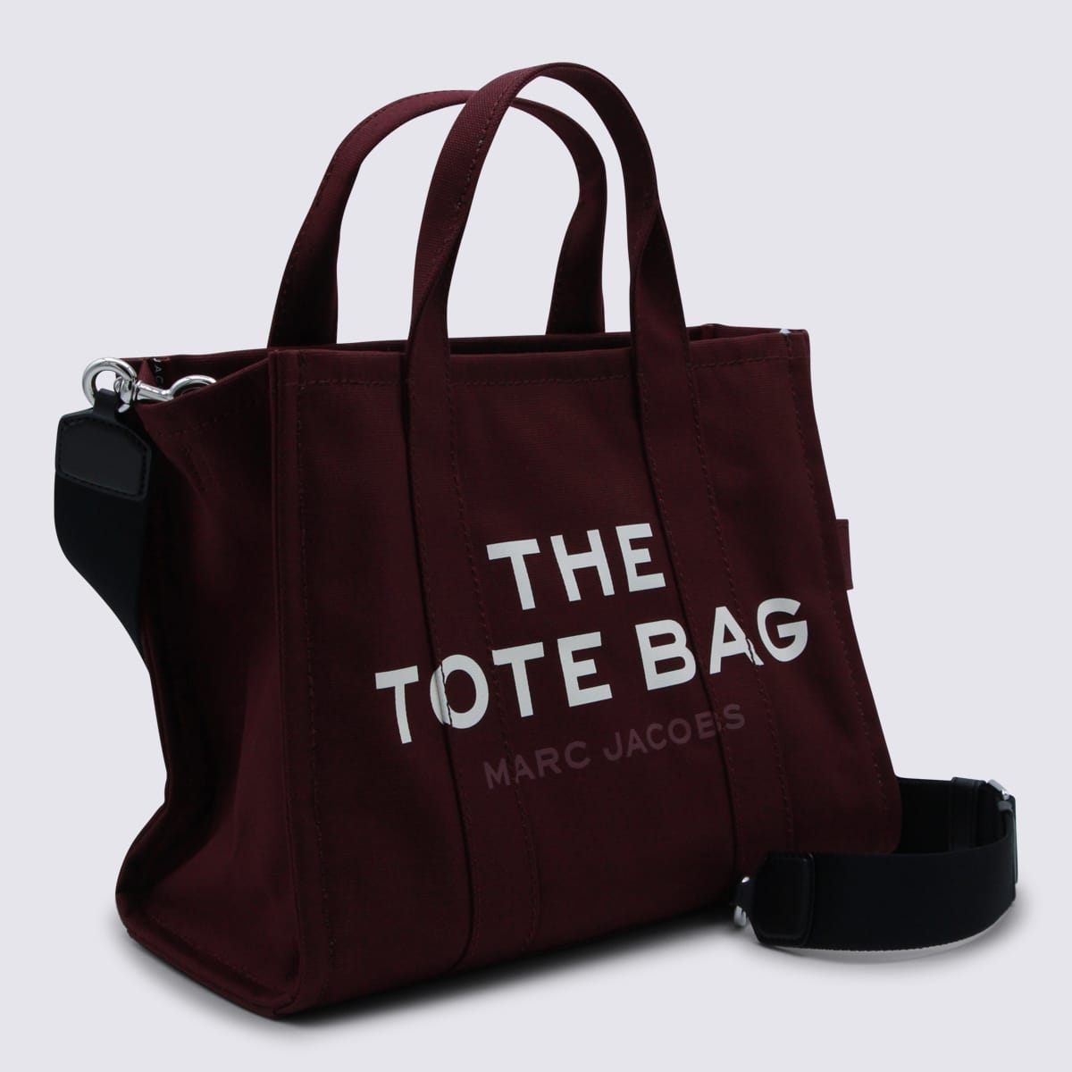 Marc Jacobs Dark Purple Cotton The Medium Tote In Purple