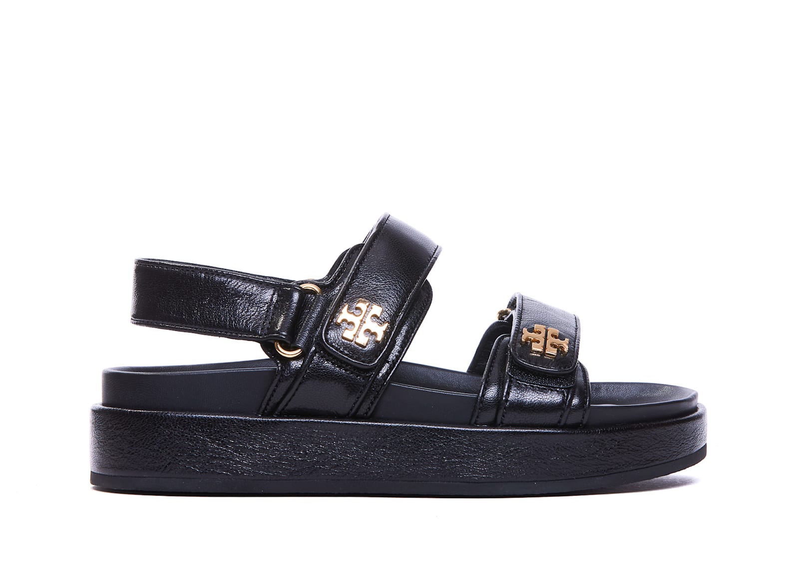 Shop Tory Burch Kira Sporty Sandals In Black