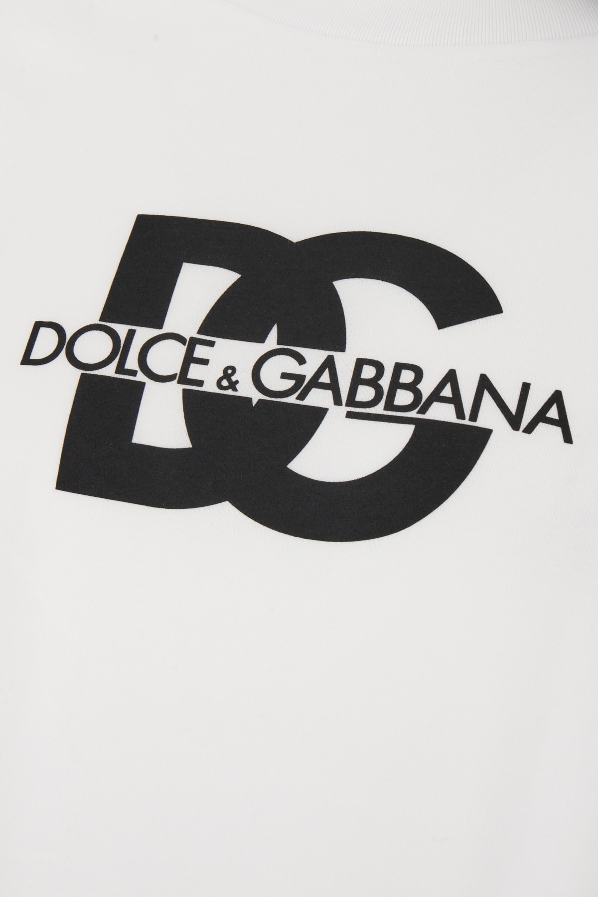 Shop Dolce & Gabbana White Cotton T-shirt In Bianco Ottico