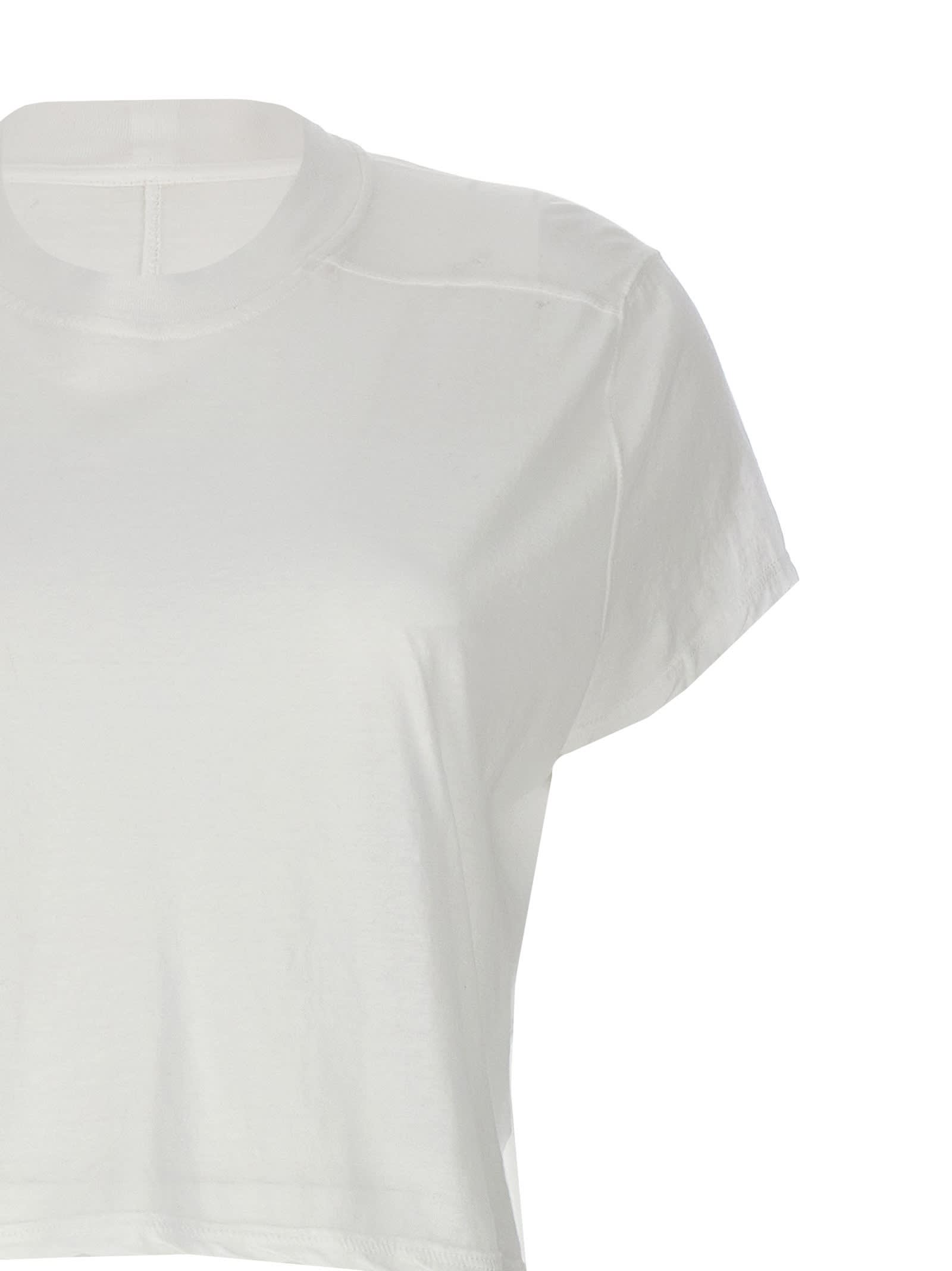 Shop Drkshdw Cropped Small Level T T-shirt In White