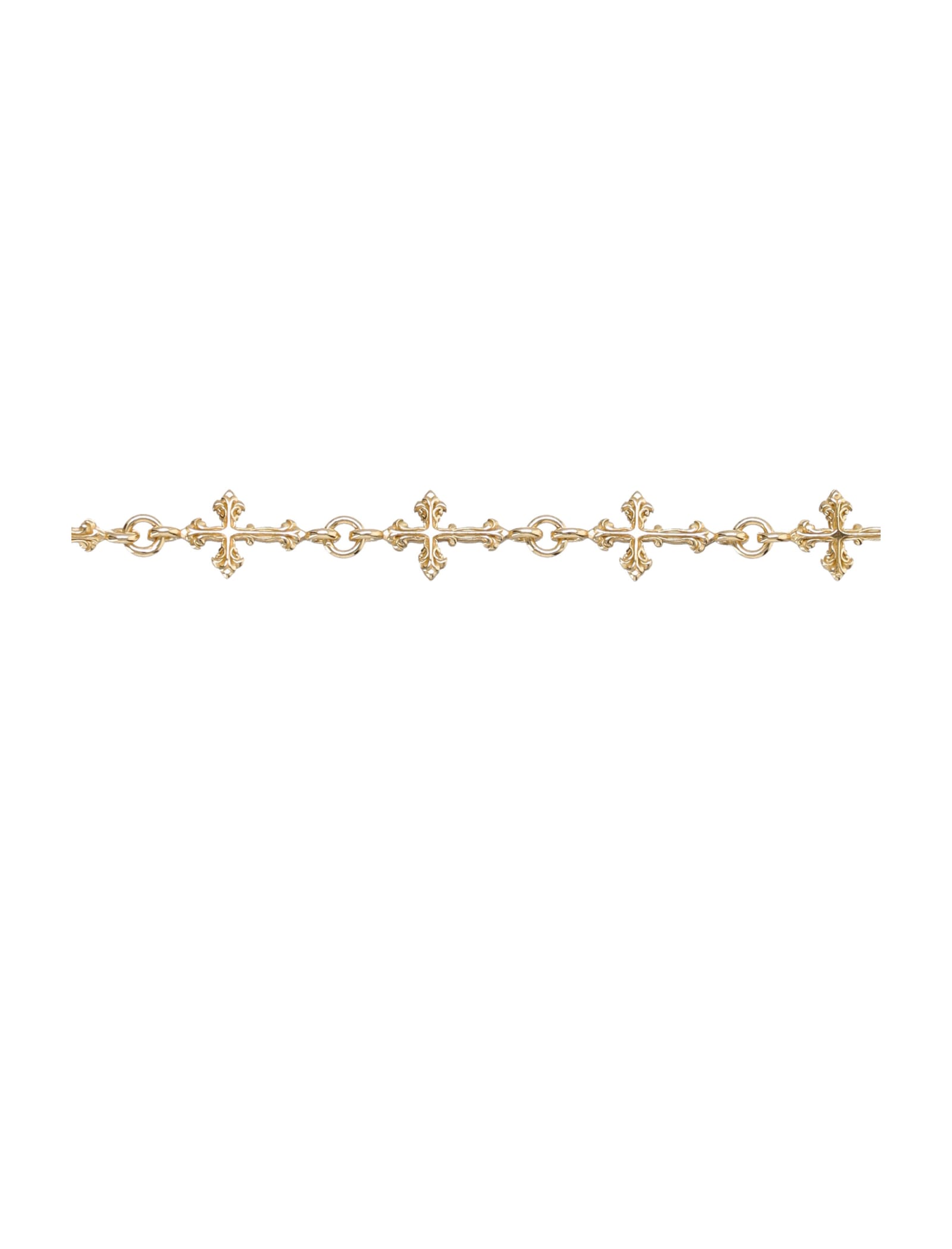 Shop Emanuele Bicocchi Avelli Cross Necklace In Gold