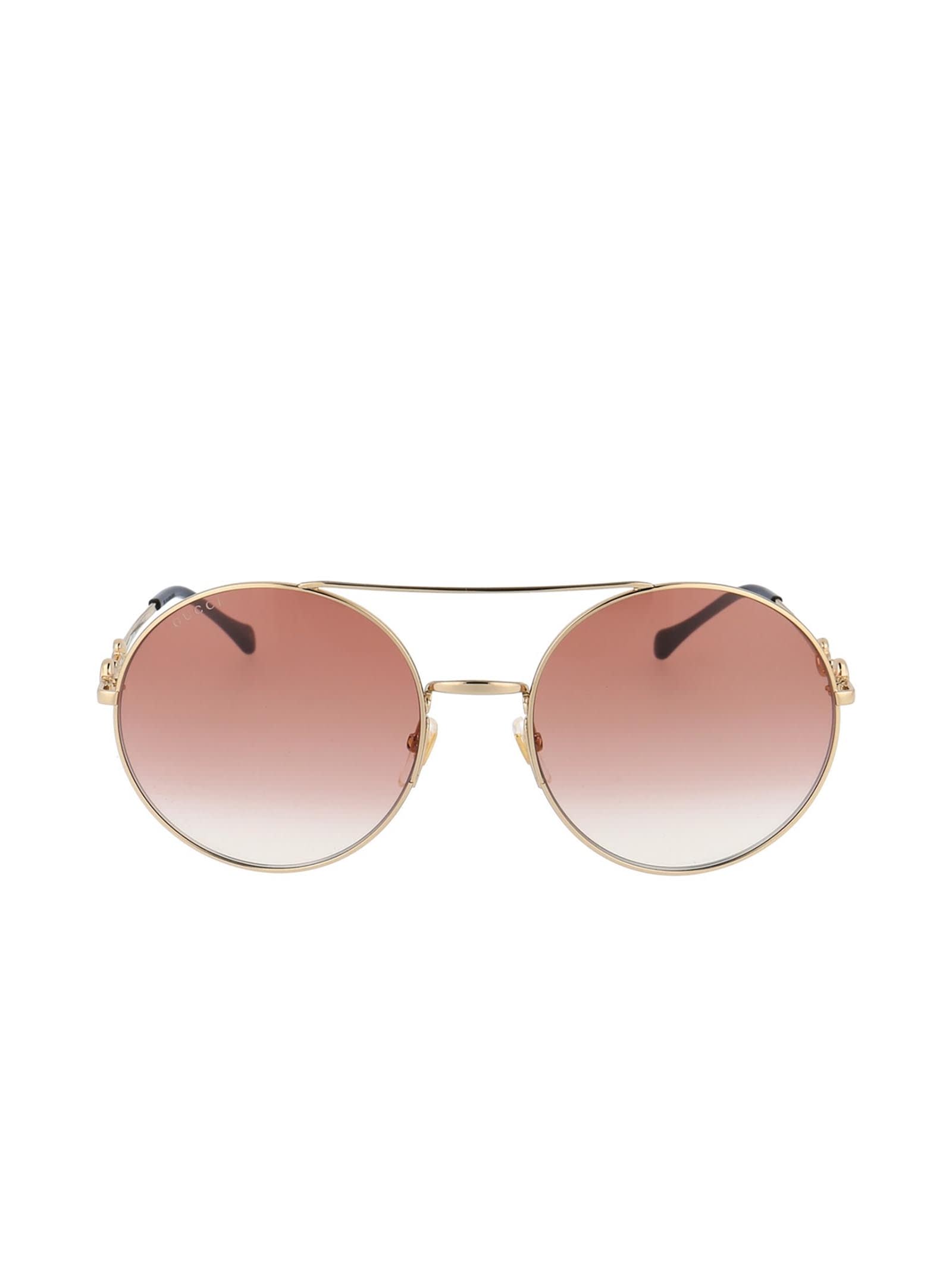 Gucci Eyewear Gucci Gg0878s Gold Sunglasses