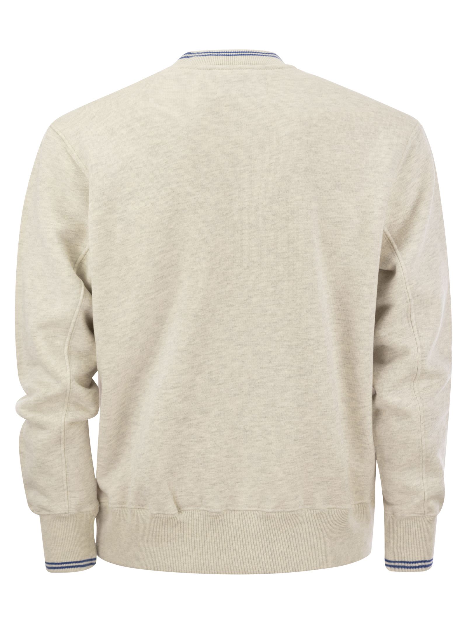 Shop Autry Crew-neck Sweatshirt With Logo In Grey