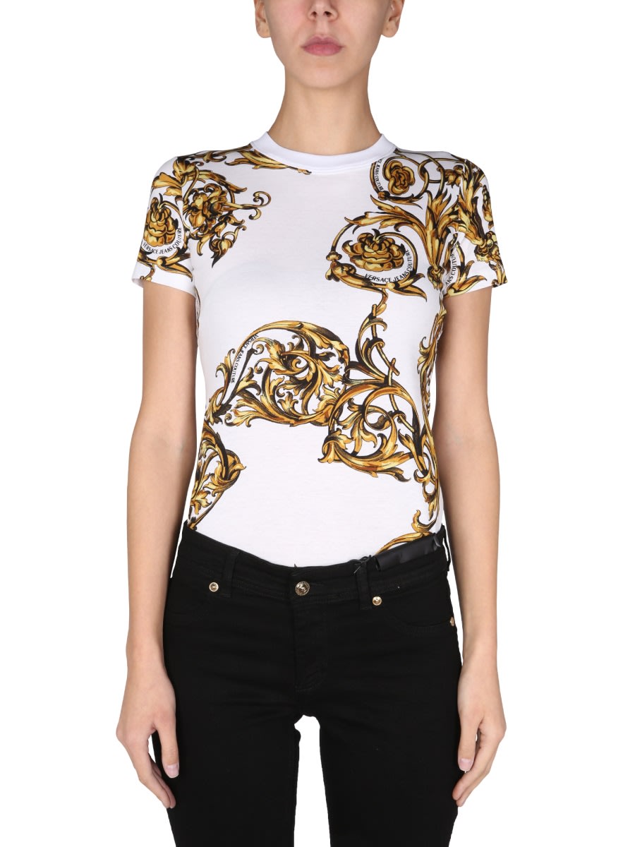 Versace Jeans Couture Regalia Baroque T-shirt In White
