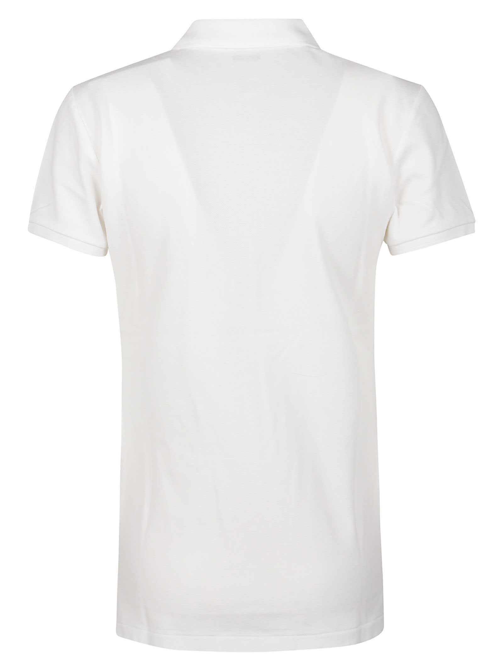 Shop Polo Ralph Lauren Julie Slim Polo Shirt In White