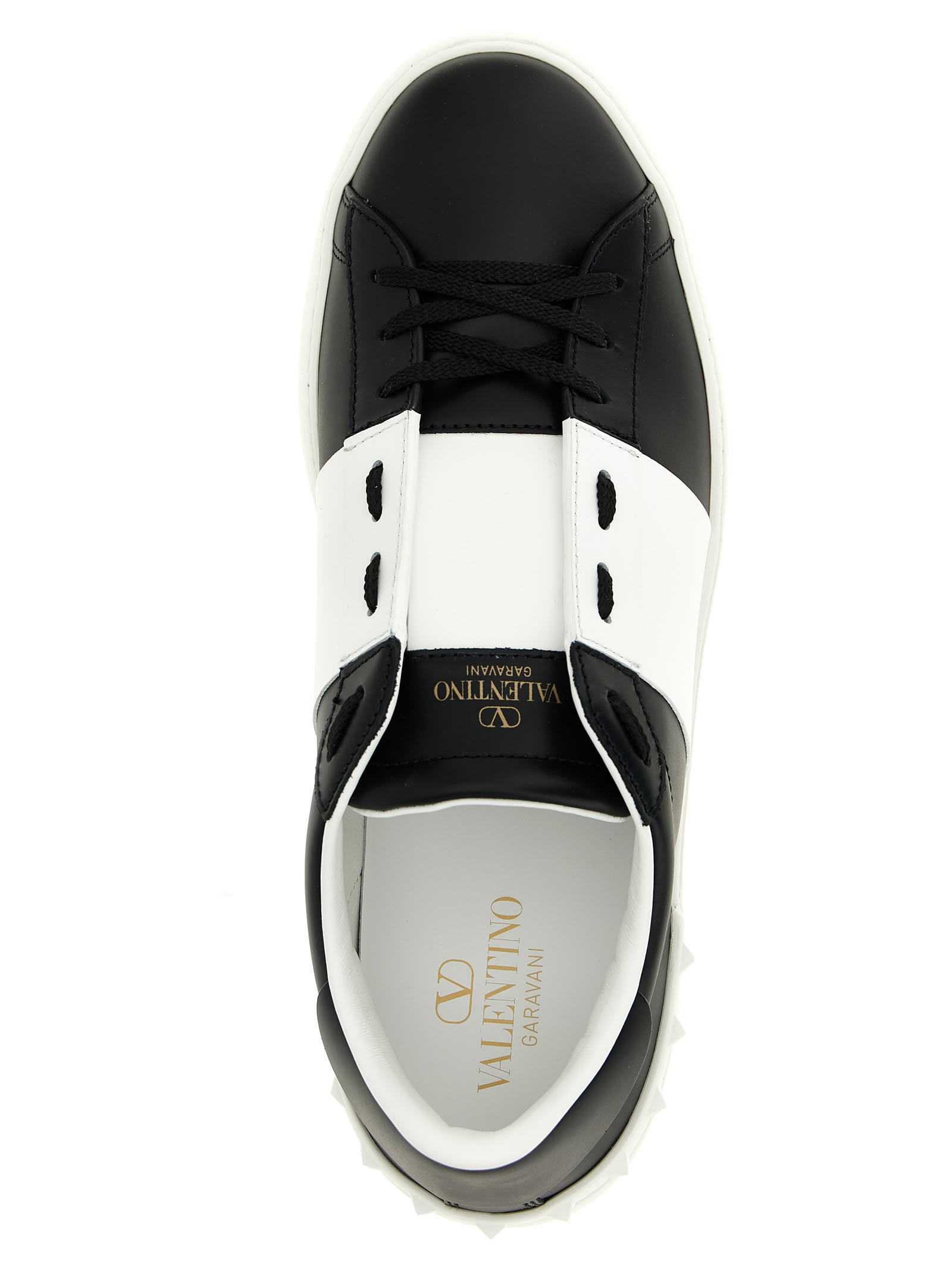 Valentino Open Low-top Sneakers Rubber Sole In Multi