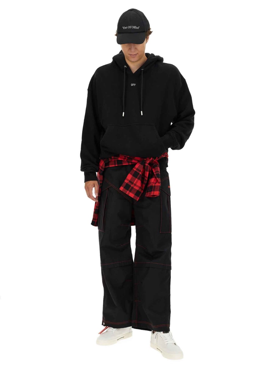 Shop Off-white Cargo Pants In Black