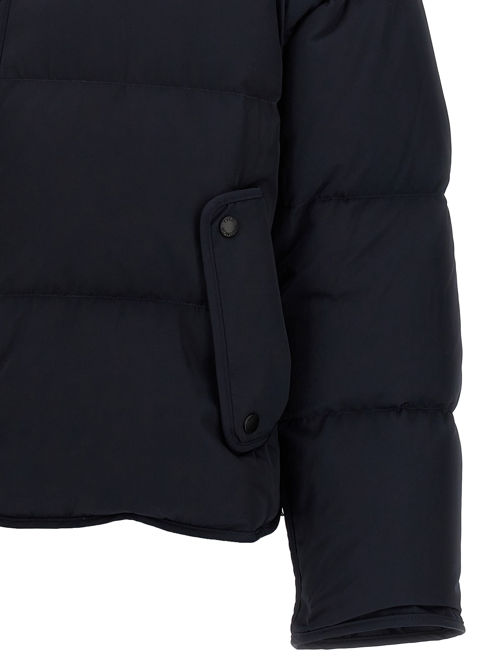 Shop Salomon Doudoune Down Jacket In Blue