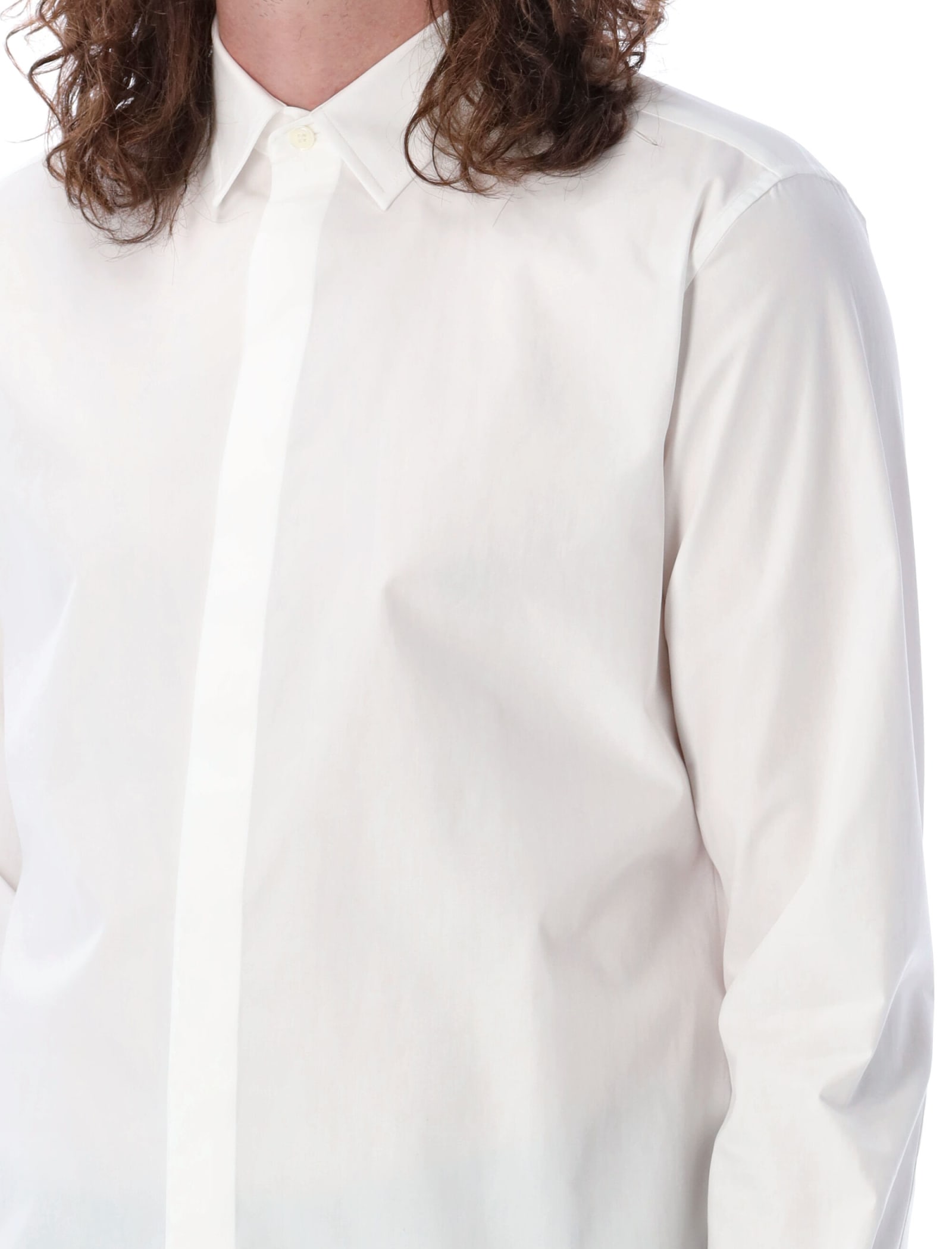 Shop Valentino Formal Shirt In White