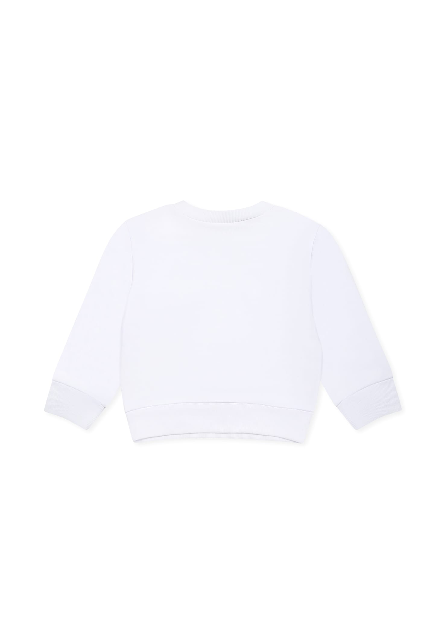 Dsquared2 White Sweatshirt For Baby Boy With Logo In White