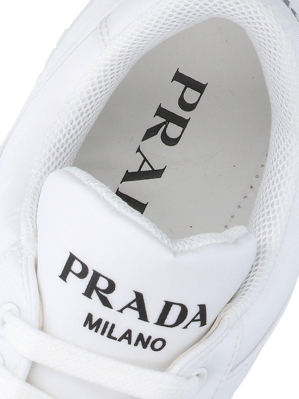 Prada Downtown Sneakers In White