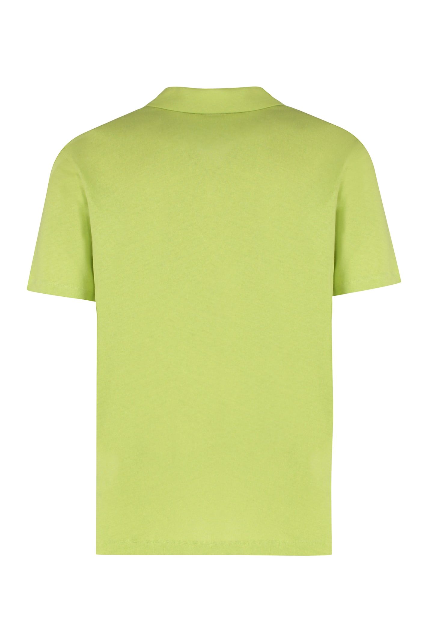 Hugo Boss Short Sleeve Polo Shirt With Side Slits In Green