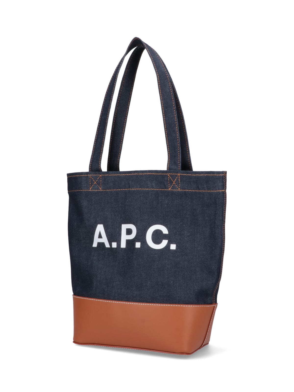 Shop Apc -axelle Tote Bag In Brown