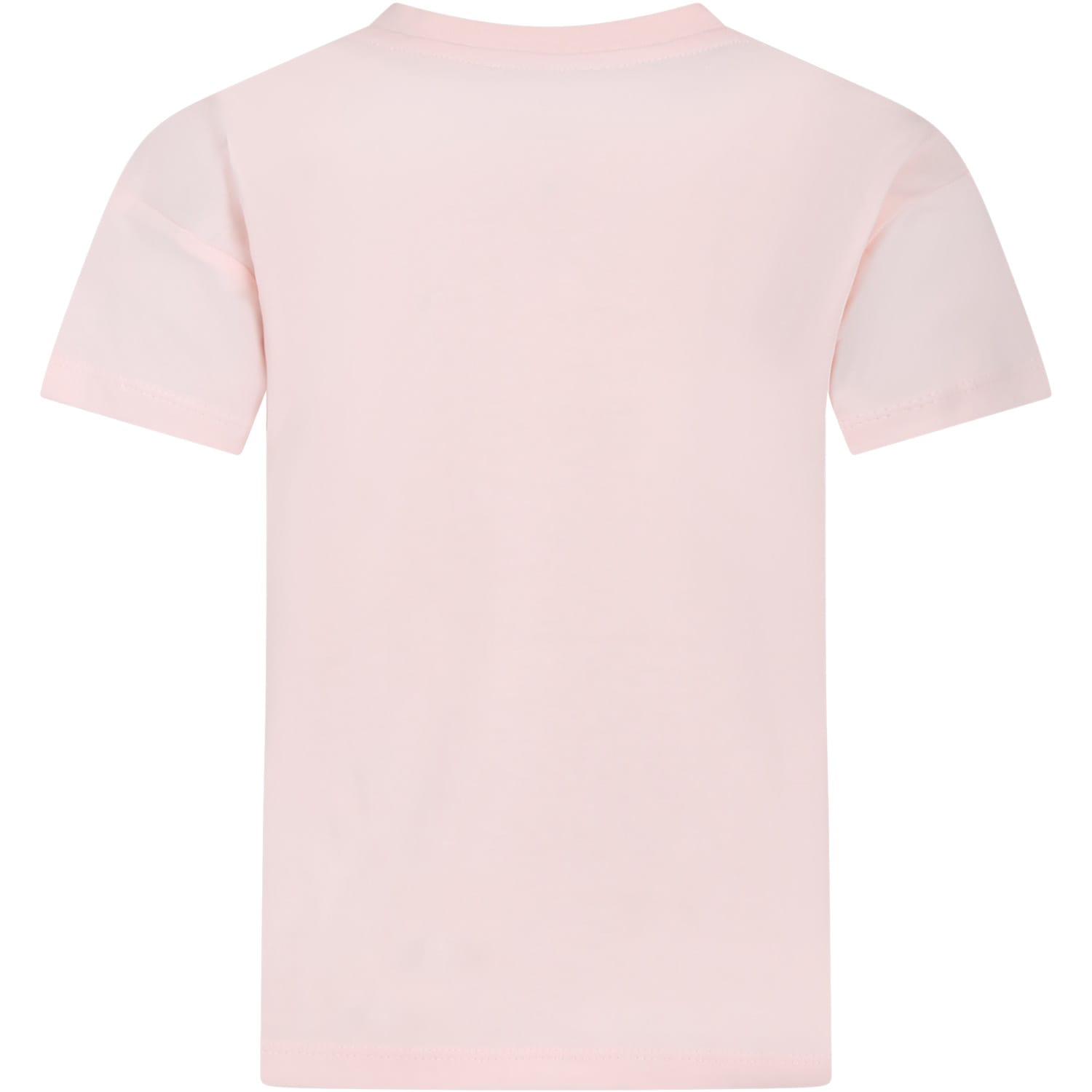 Shop Kenzo Pink T-shirt For Girl With Logo