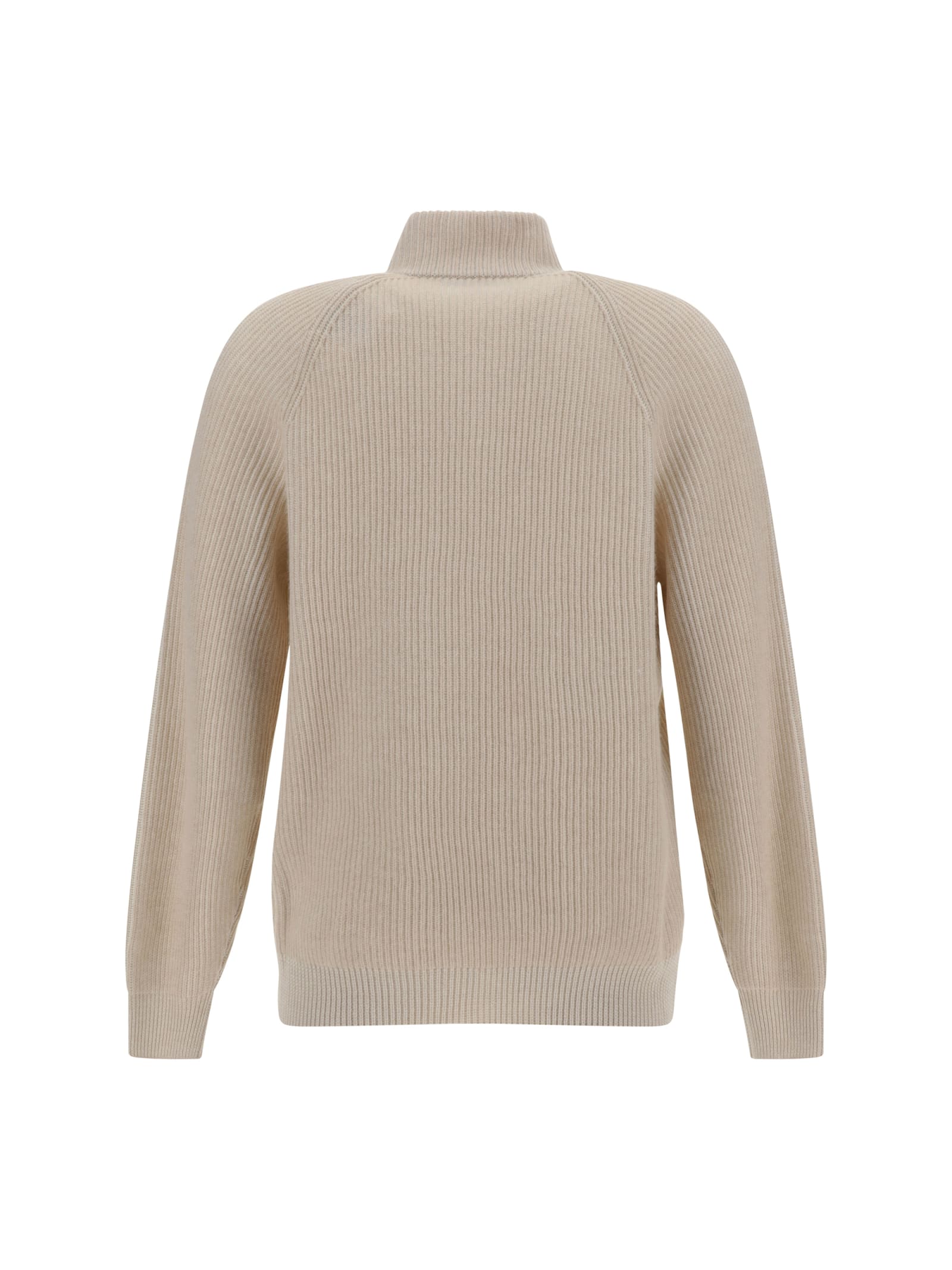 Shop Brunello Cucinelli Knit In Sabbia