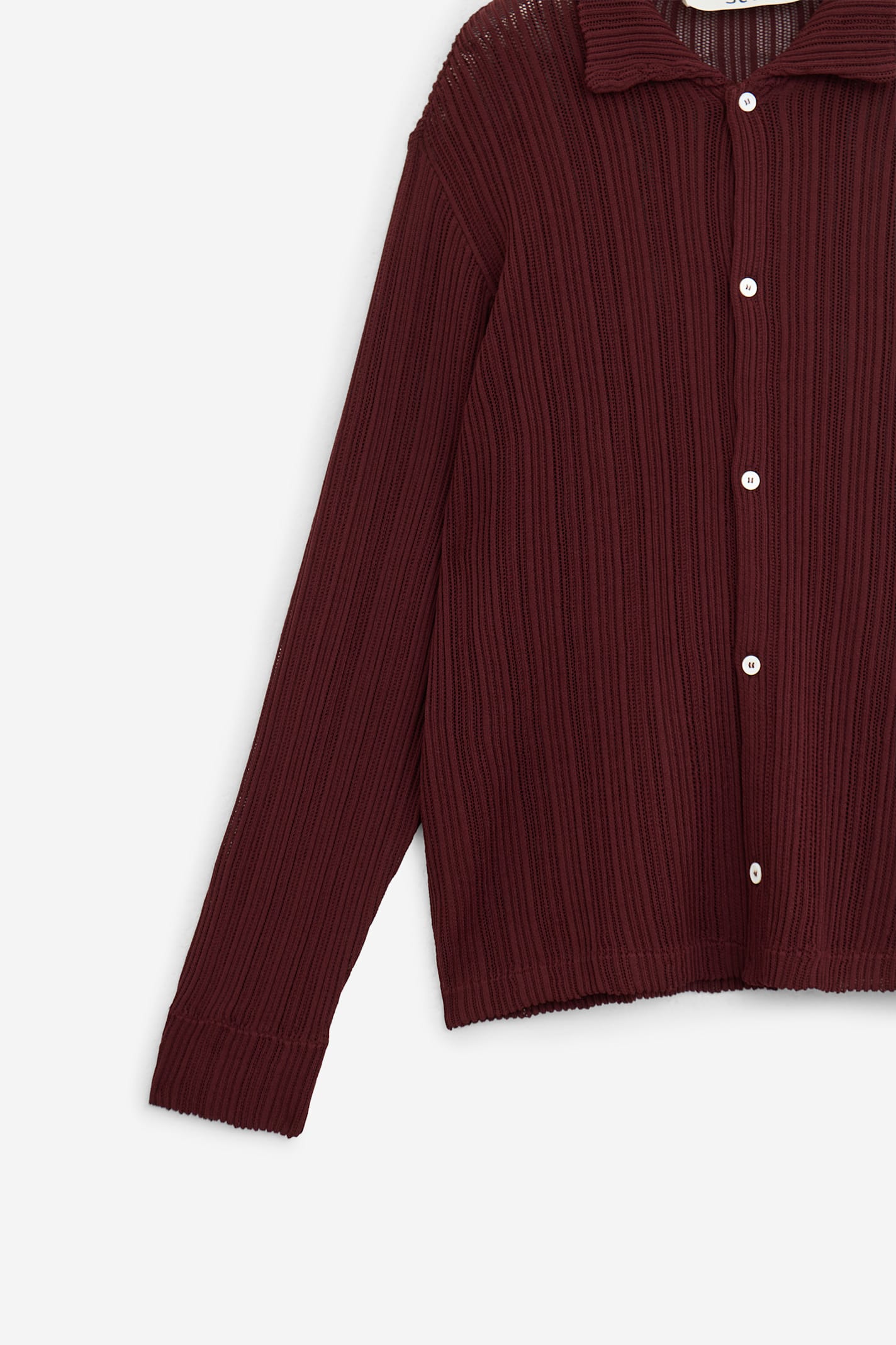 Séfr Jacques Shirt In Burgundy