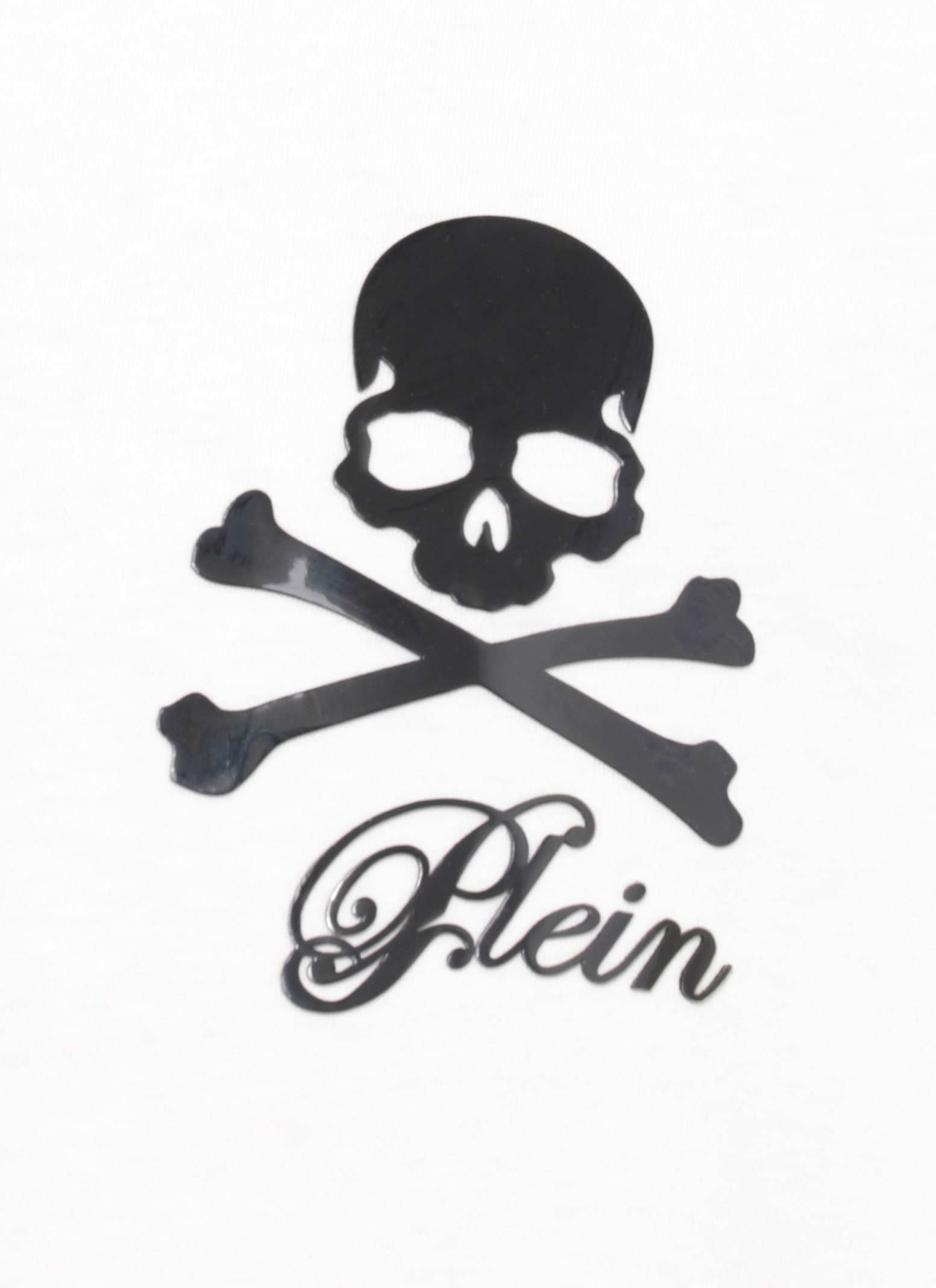 Philipp Plein Skull Bones-print T-shirt In White