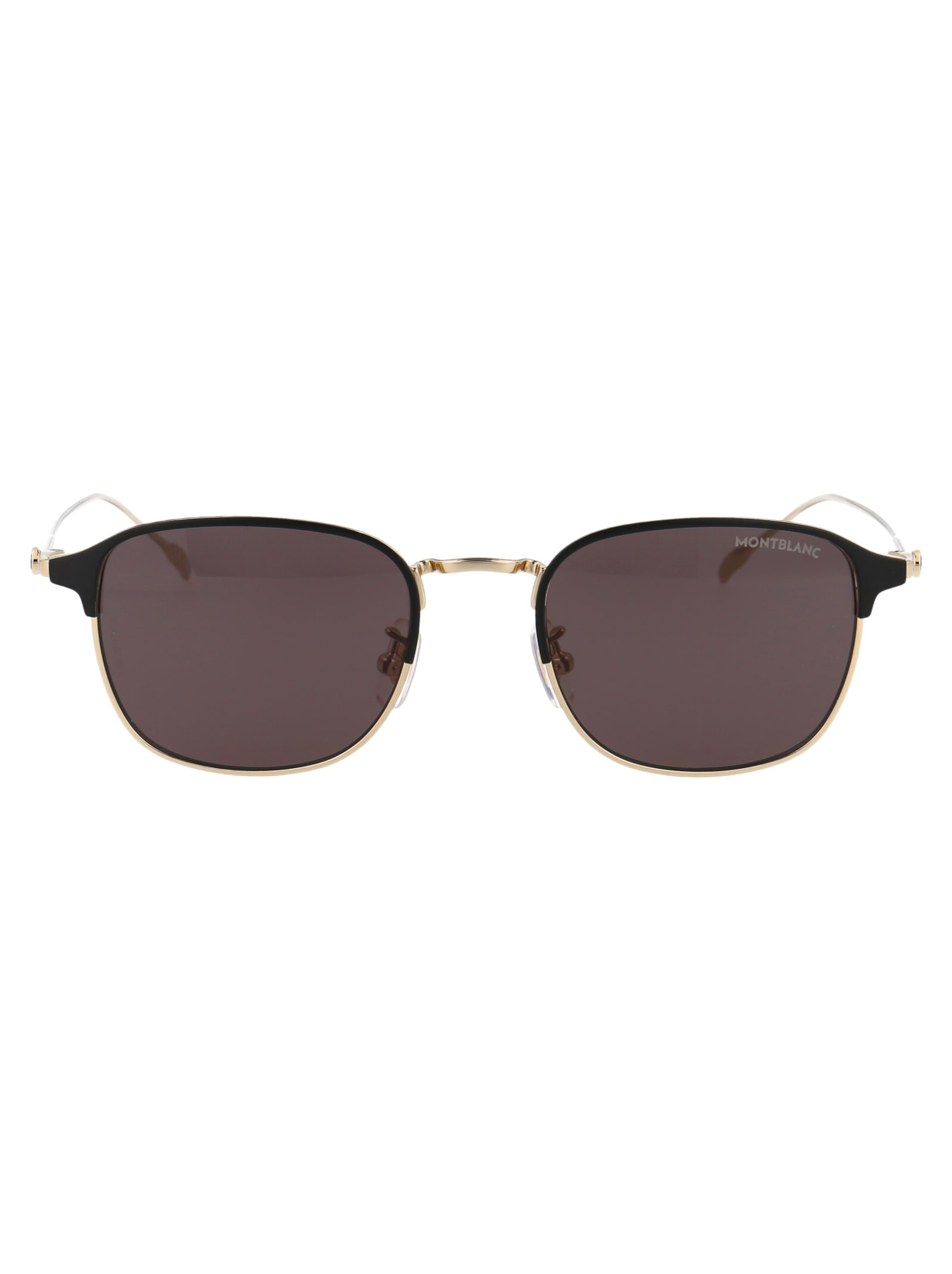 Montblanc Mb0189s Sunglasses In Gold | ModeSens