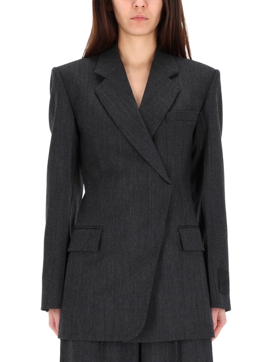 Alexander Wang Mini Blazer Dress In Black