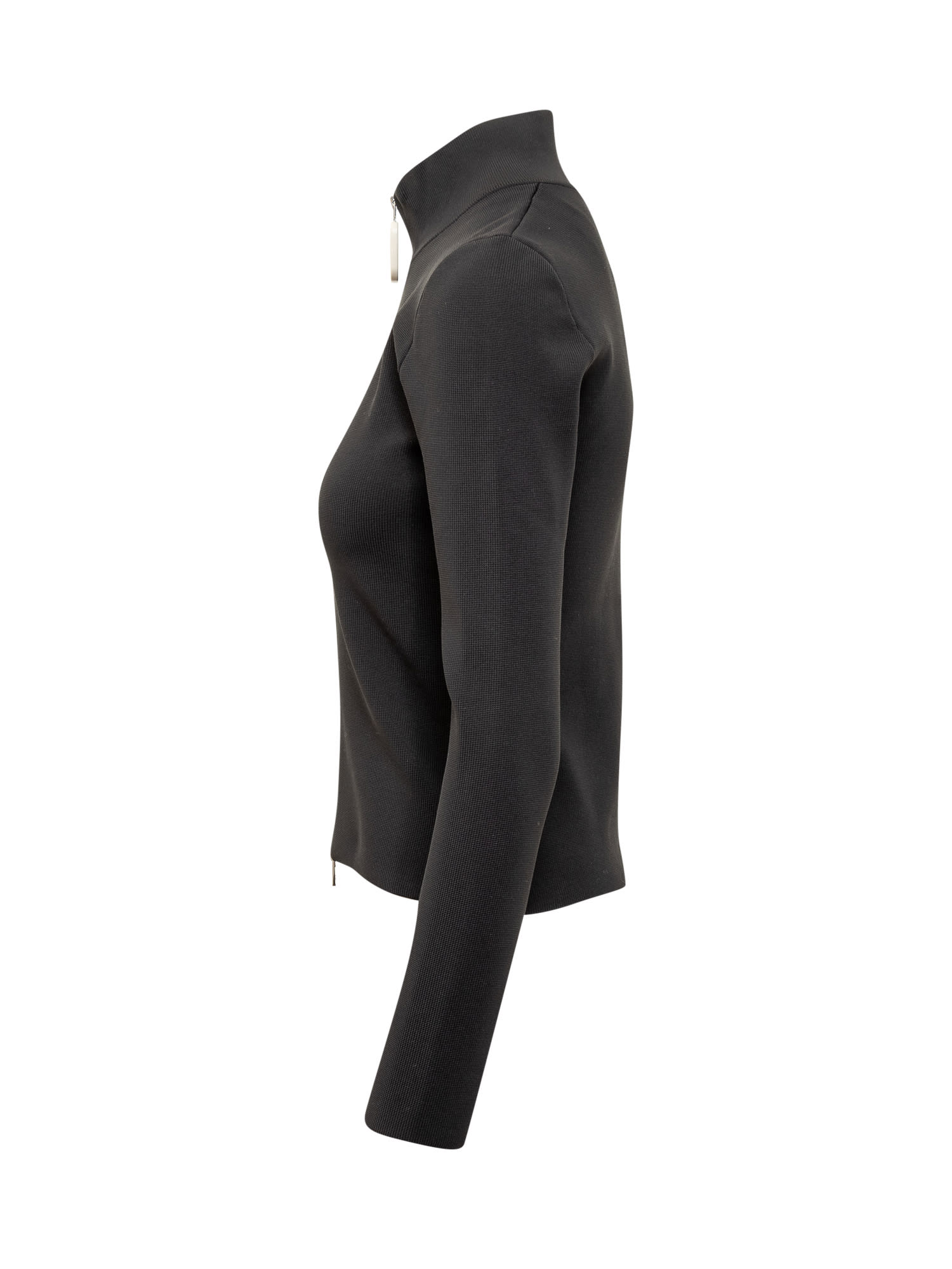 Shop Jw Anderson Fitted Zip Cardigan In Black