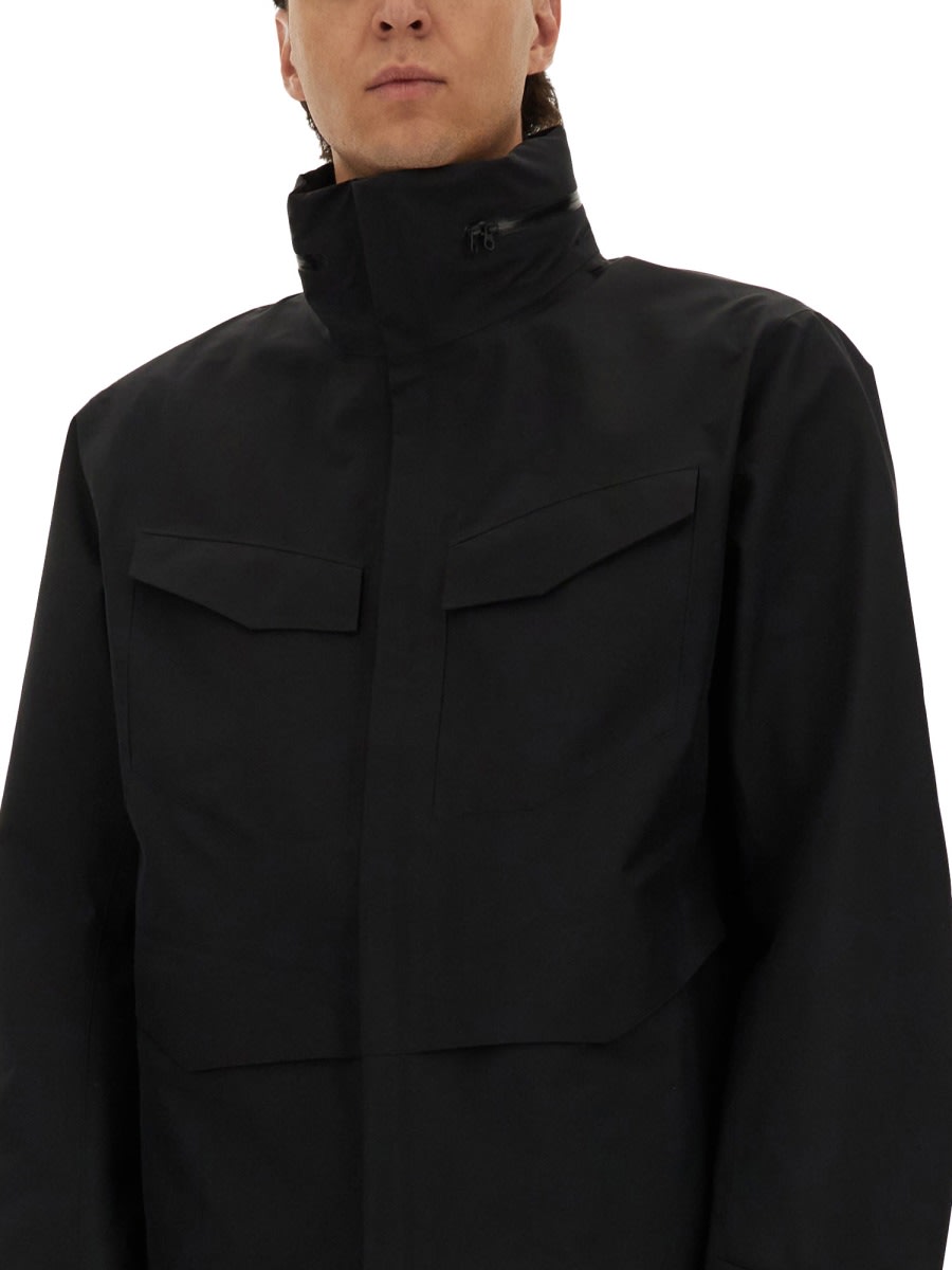 Arc'teryx Jacket With Foldable Hood In Black