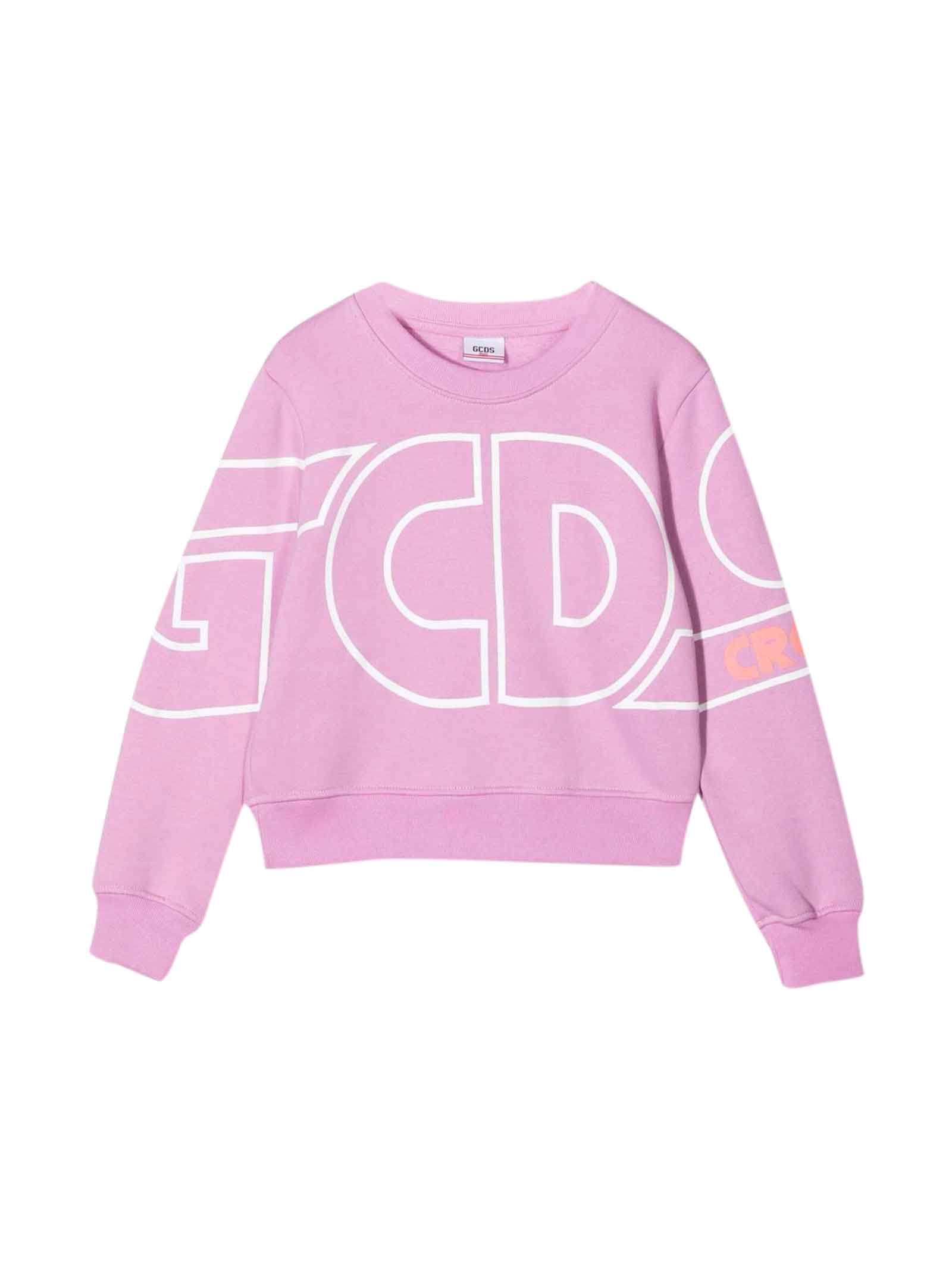 GCDS Mini Lilac Sweatshirt