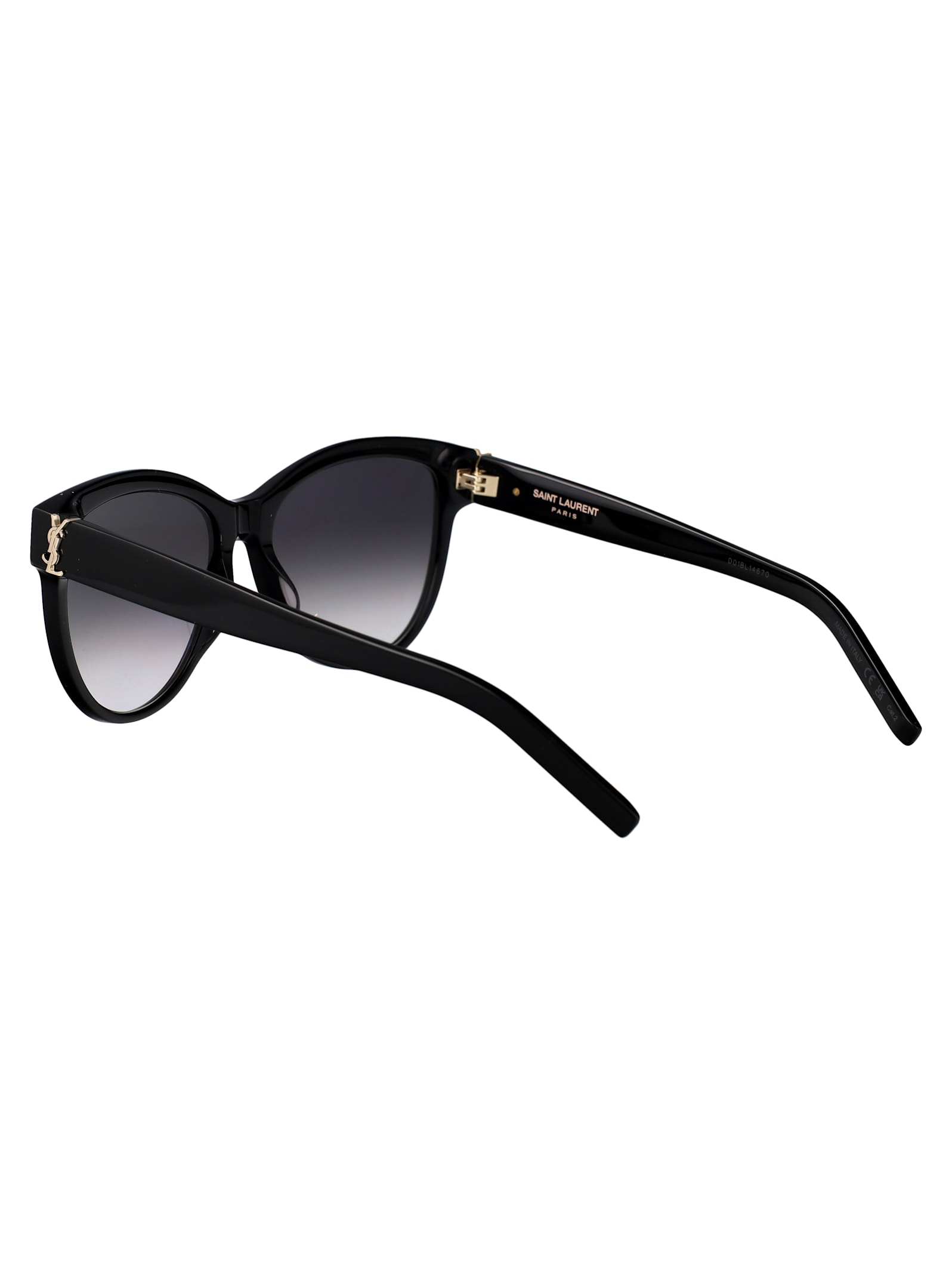 Saint Laurent Monogram M3 Sunglasses In Black