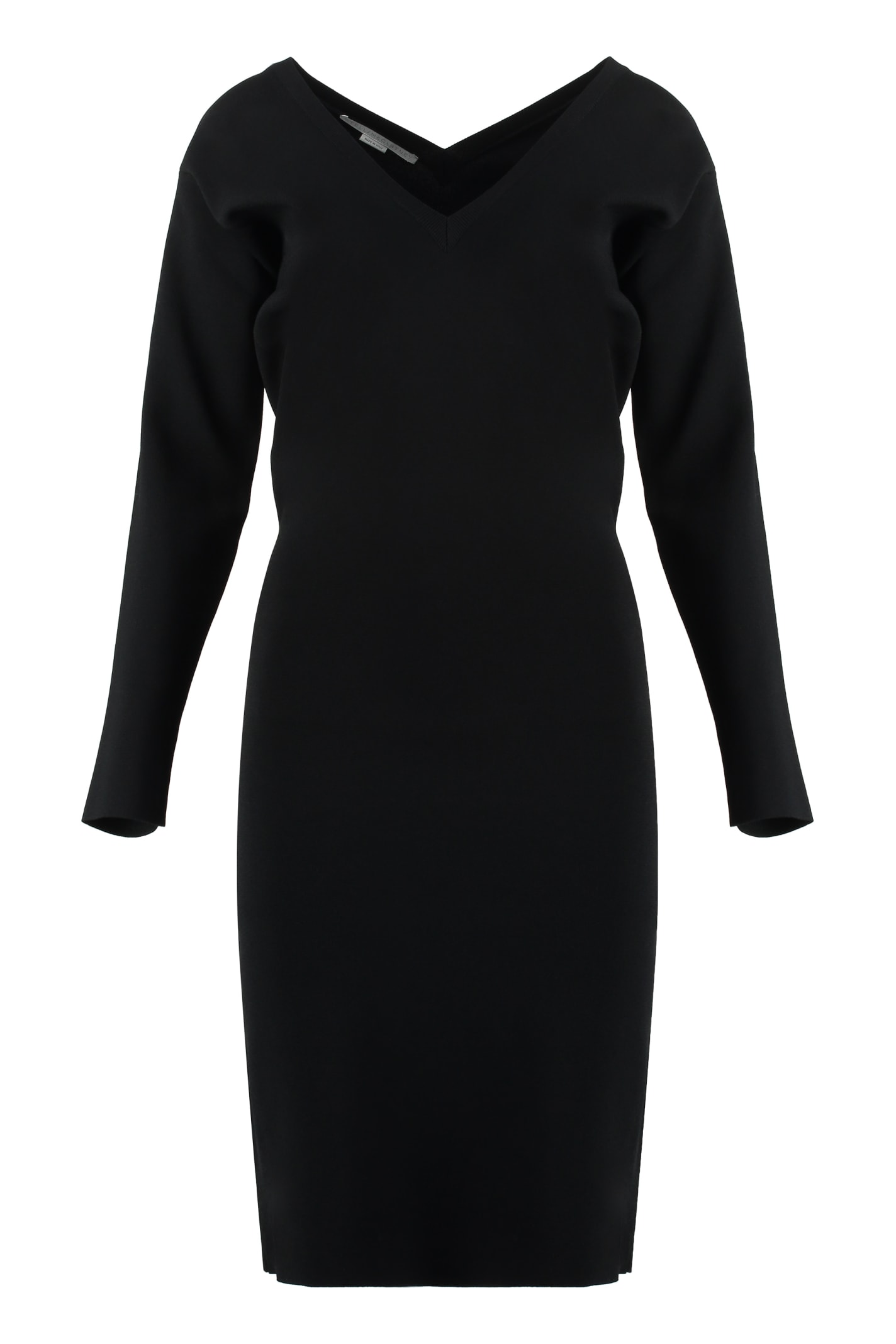Shop Stella Mccartney Viscose Dress In Black