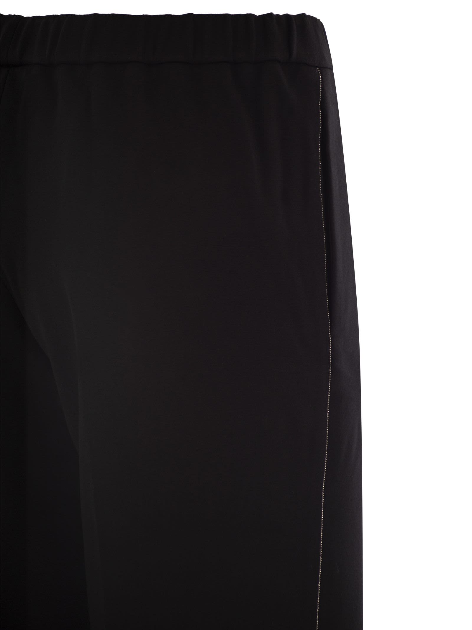 FABIANA FILIPPI GUBBIO JOGGING TROUSERS IN MILANO STITCH JERSEY 