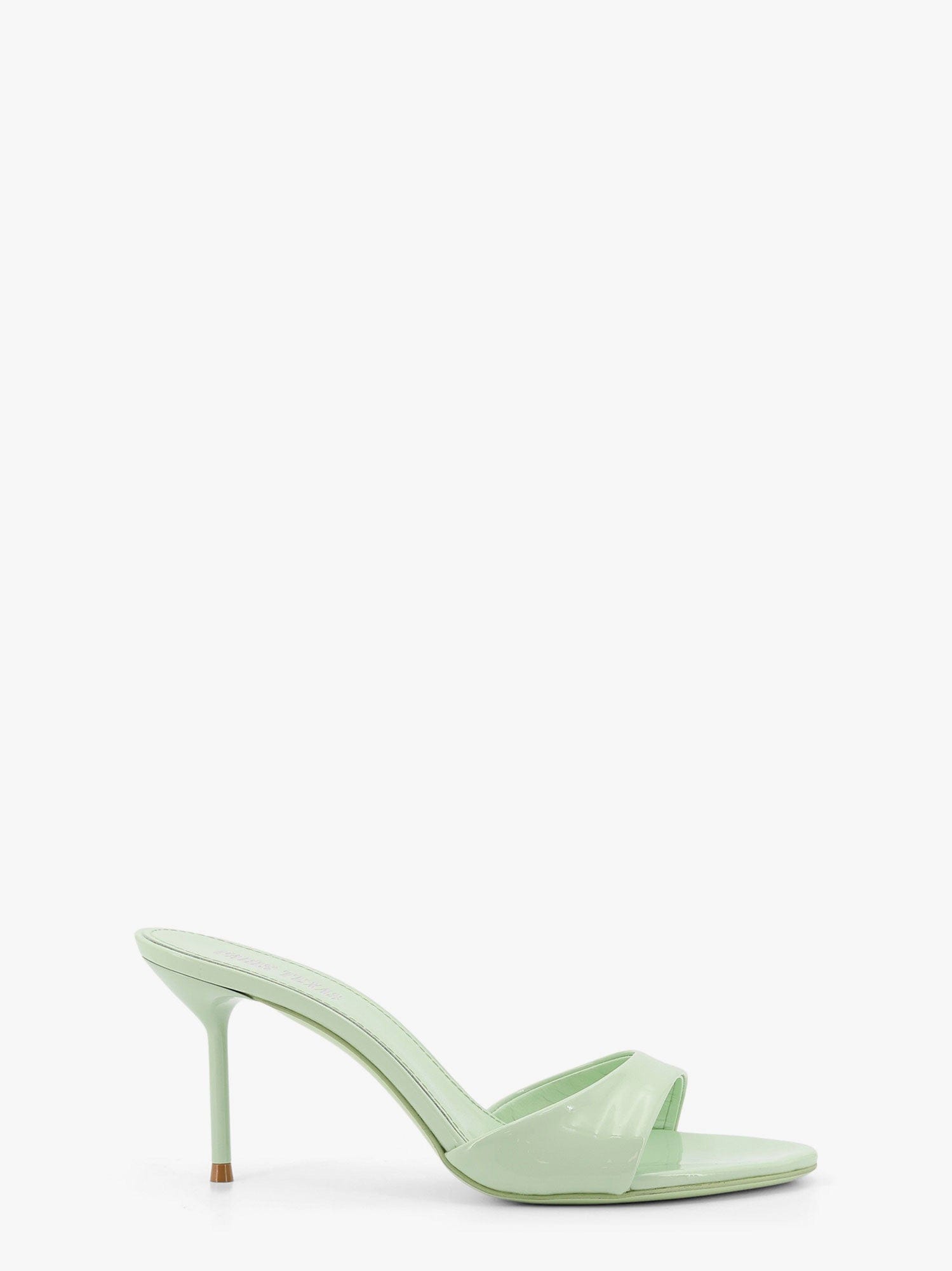 Paris Texas Lidia 70 Patent Leather Sandals In Green