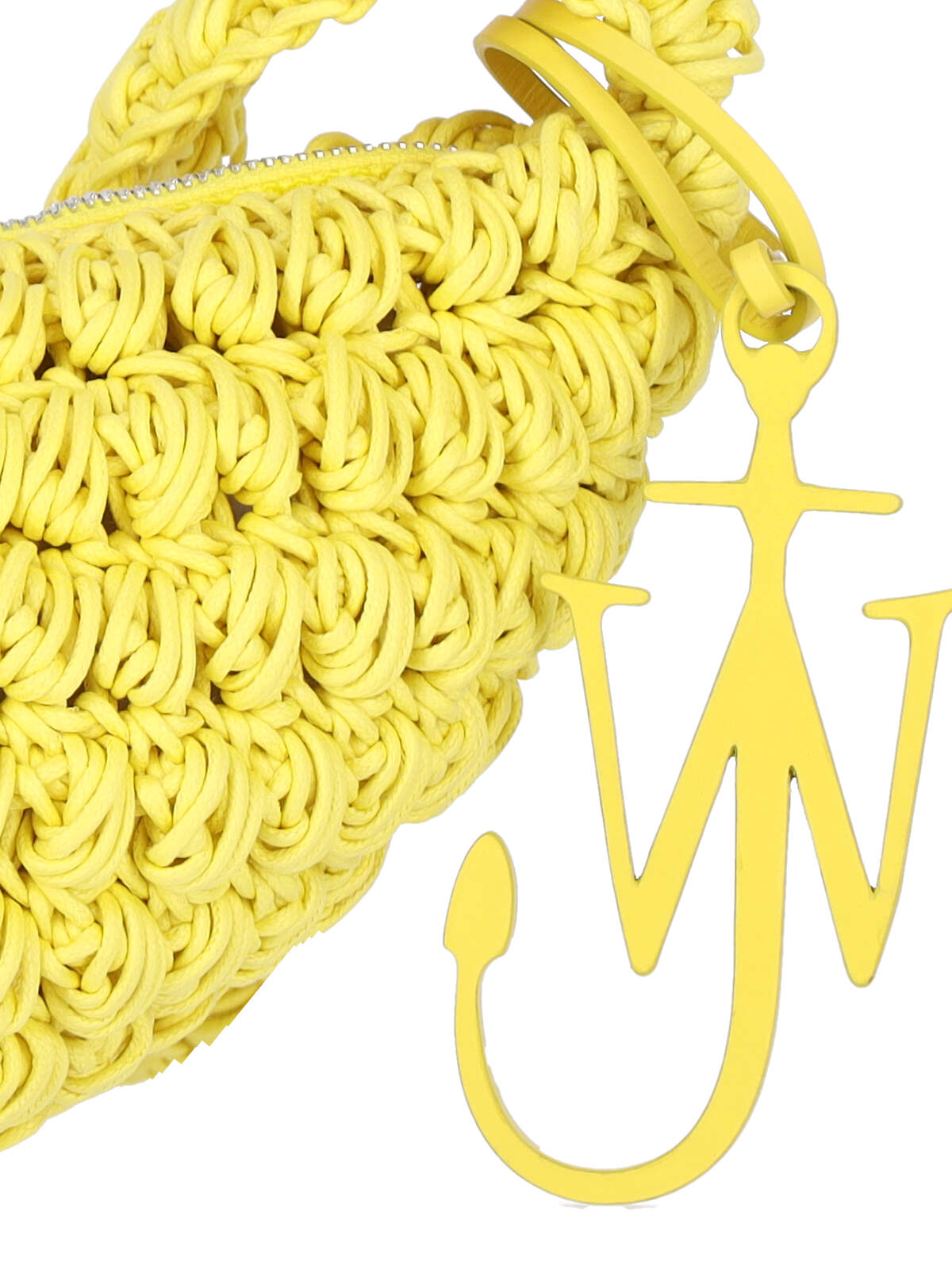 Shop Jw Anderson Pop Corn Sling Crossbody Bag In Yellow