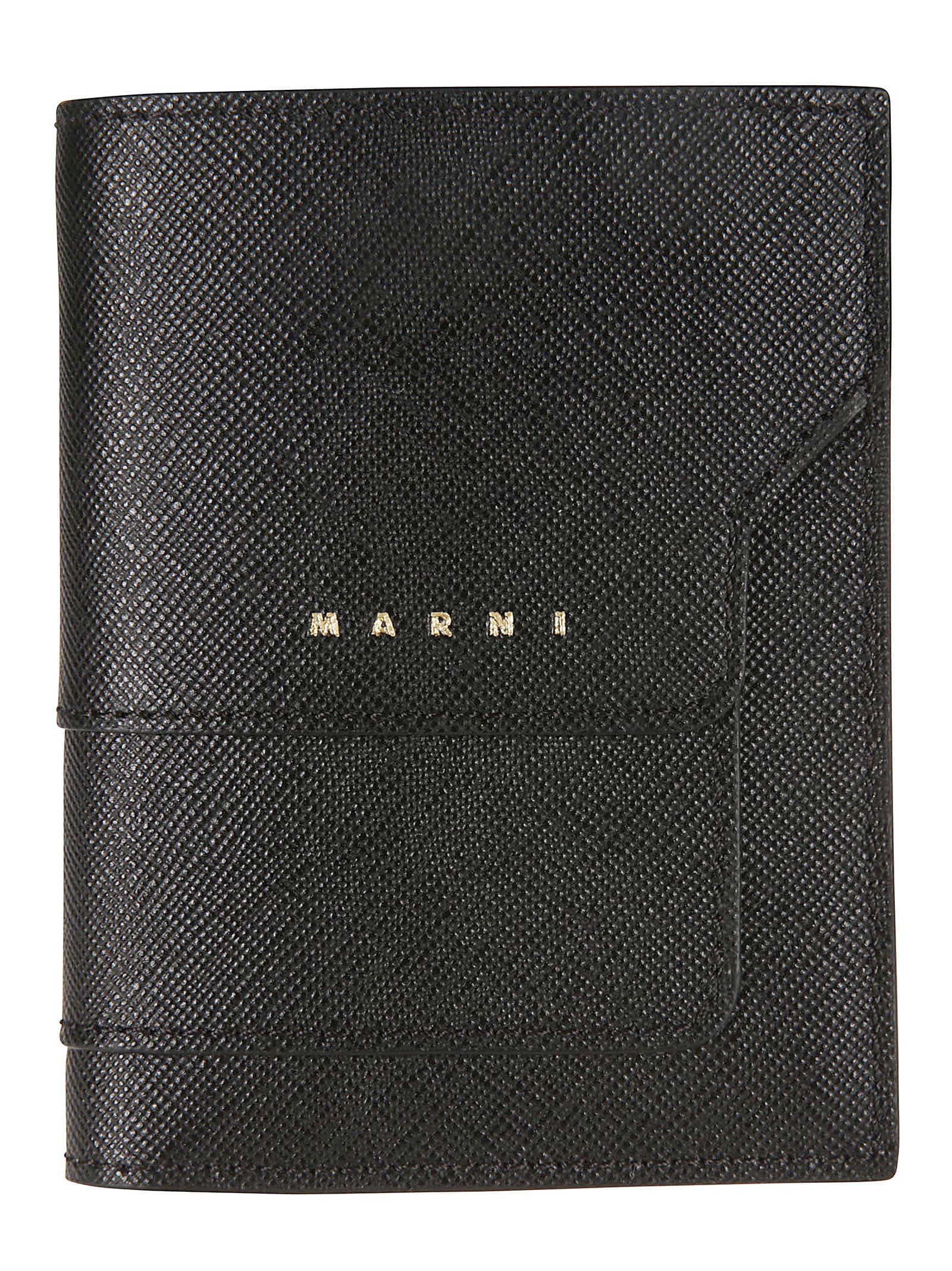 Marni Button-snap Wallet