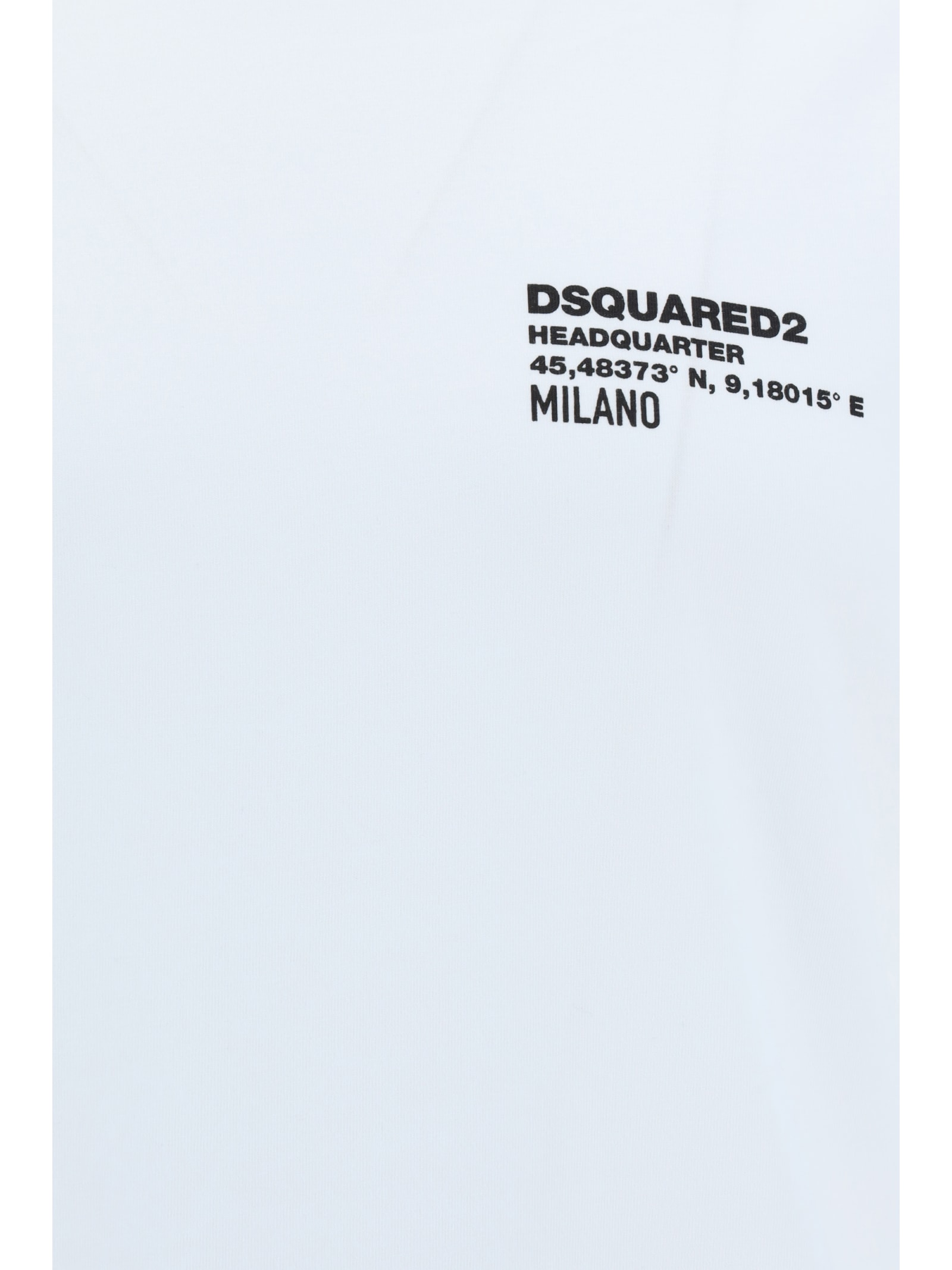 Shop Dsquared2 T-shirt In White