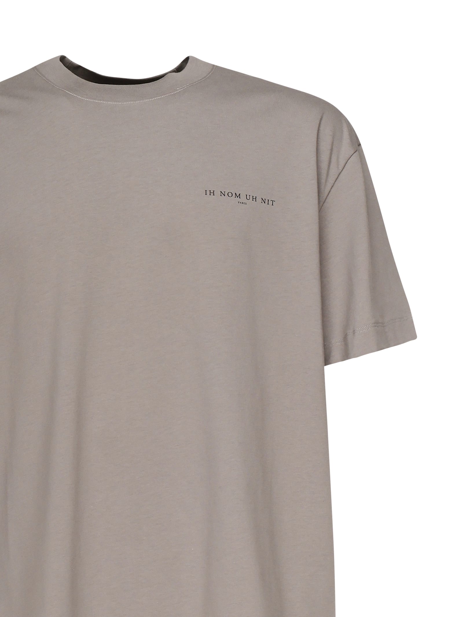 Ih Nom Uh Nit This Is Authentic Graphic-print T-shirt In Grey