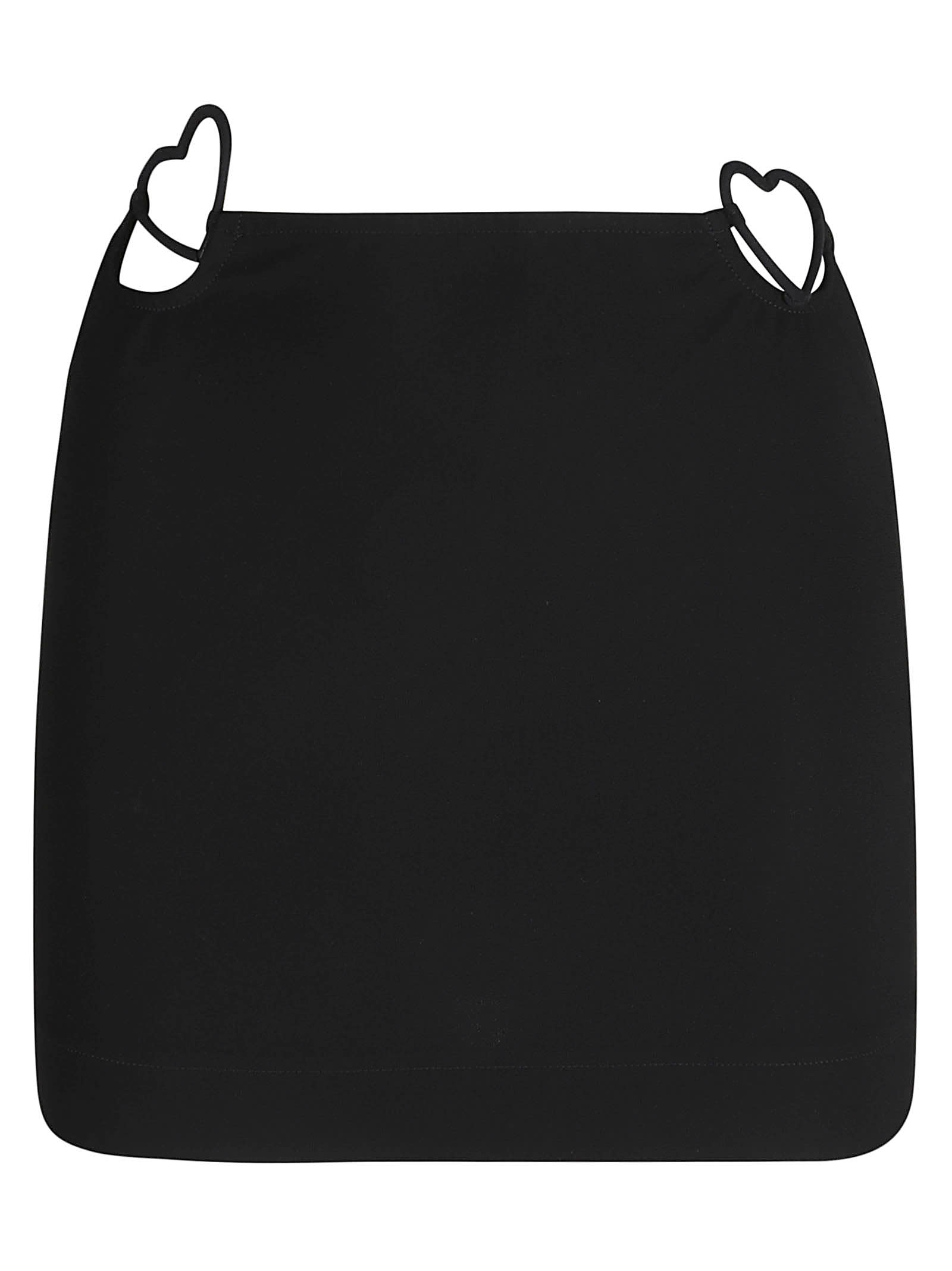 Shop Nensi Dojaka Viscose Blend Mini Skirt In Black