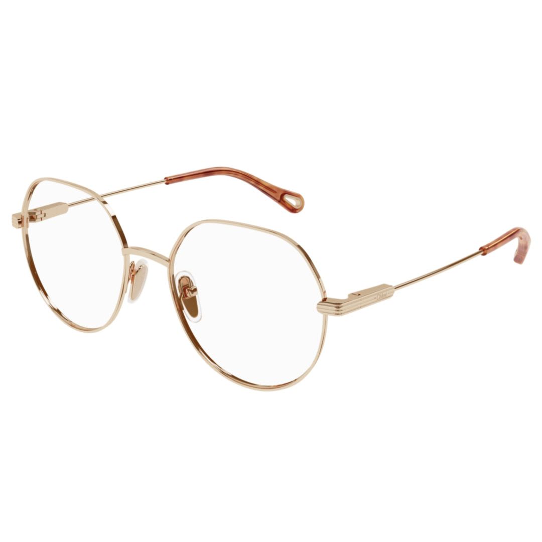 Chloé Ch0138o002 Gold Gold Transparent In Gold