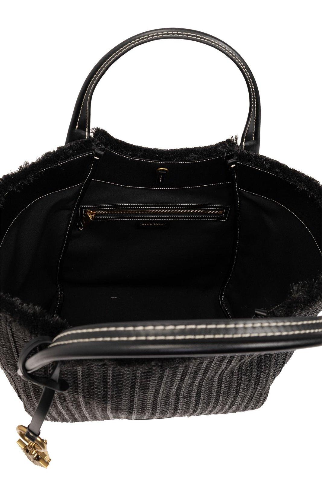 Shop Emporio Armani Shopper Bag In Black