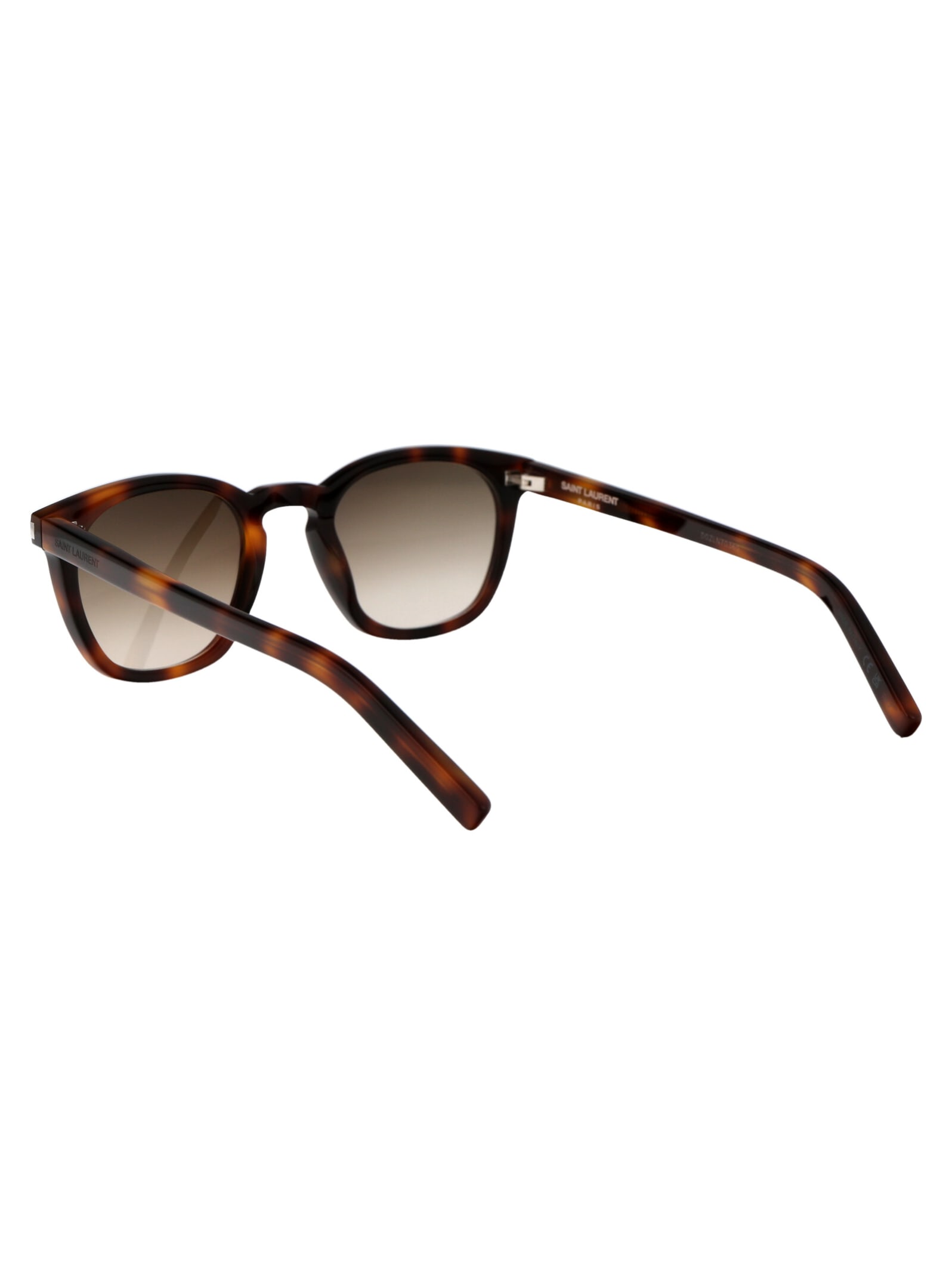 Saint Laurent Sl 28 Sunglasses In Havana-havana-brown