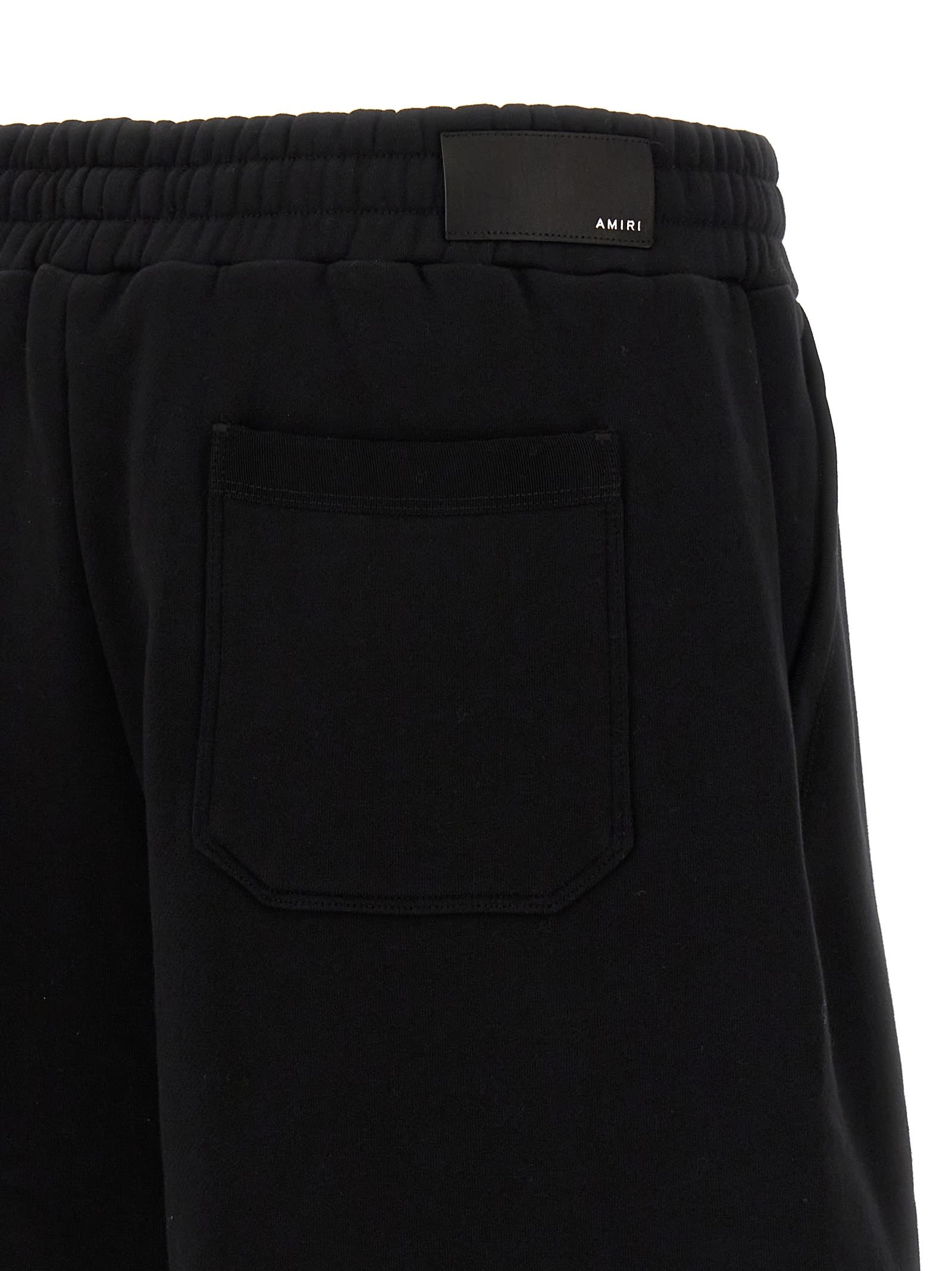 Shop Amiri Core Logo Bermuda Shorts In Black