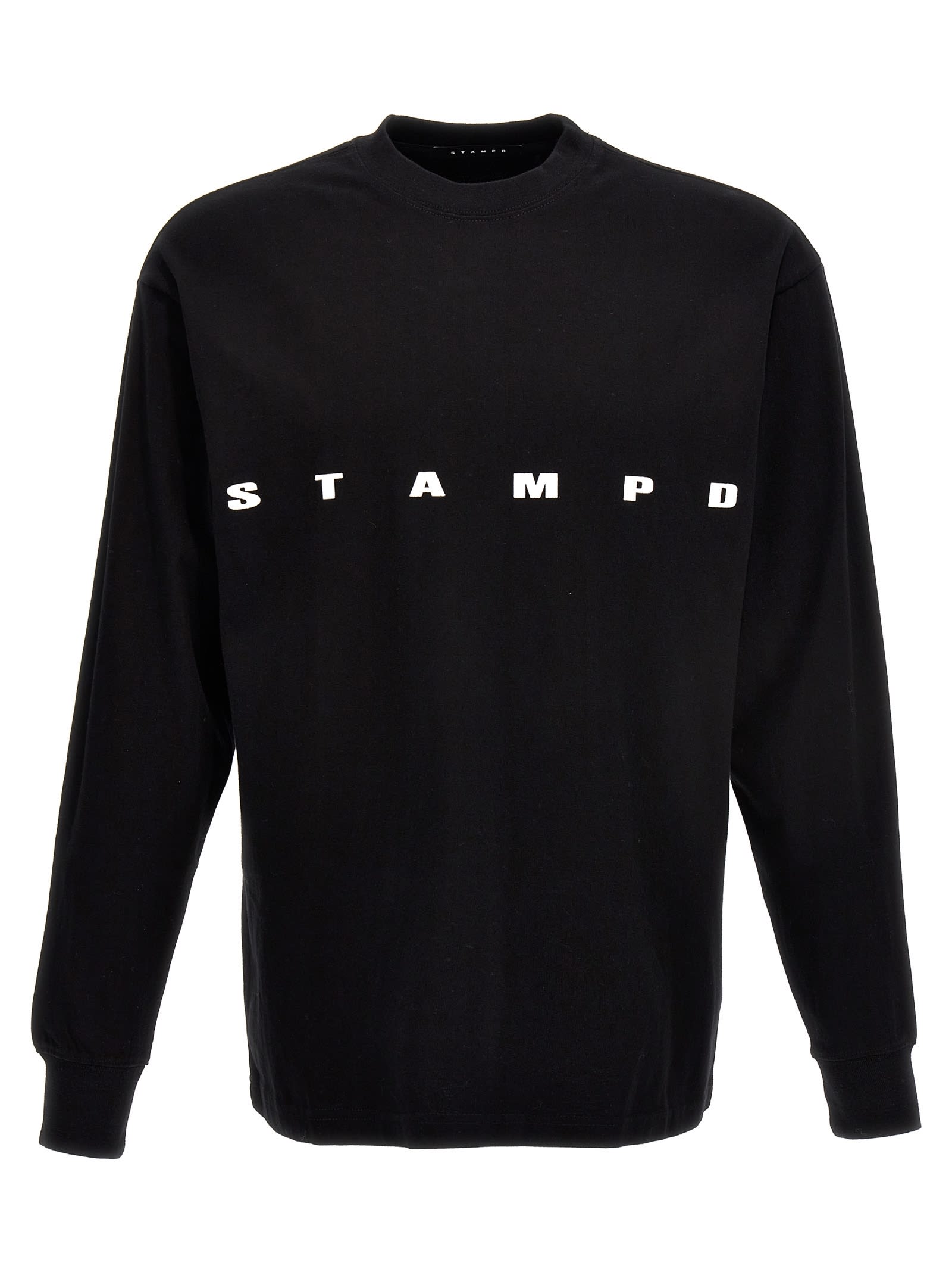 Shop Stampd T-shirt Strike Logo In Black