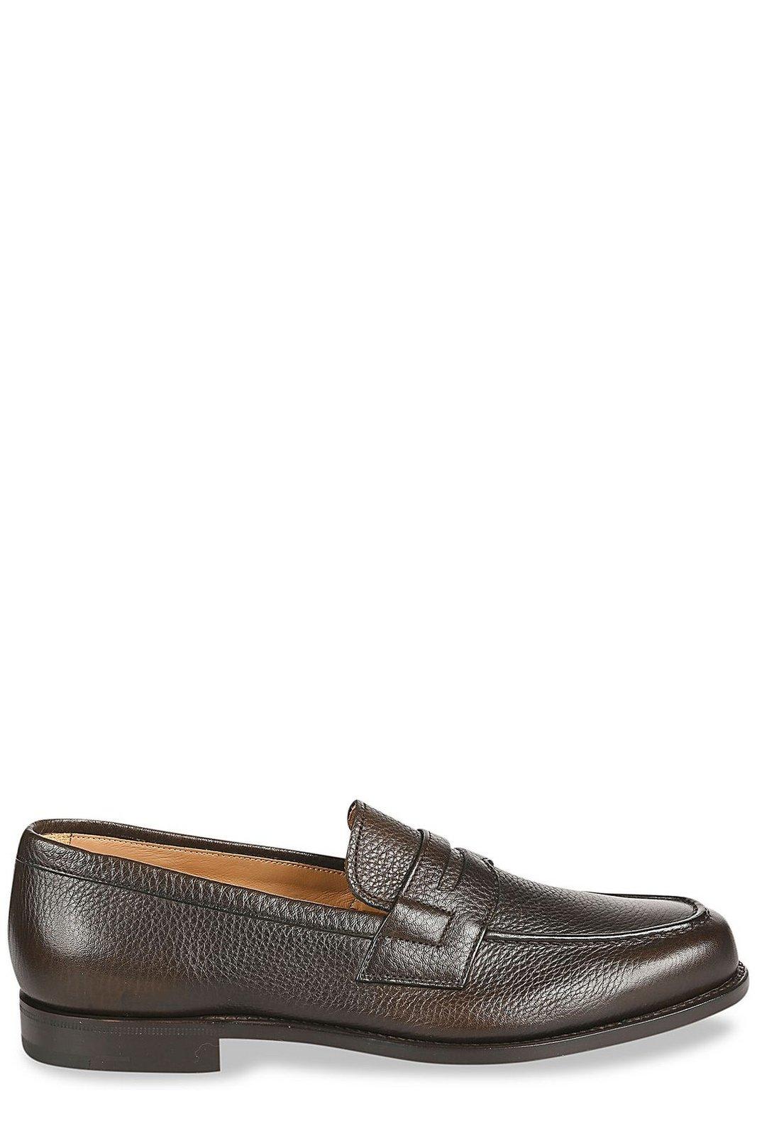Shop Church's Heswall Slip-on Loafers In Marrone Scuro