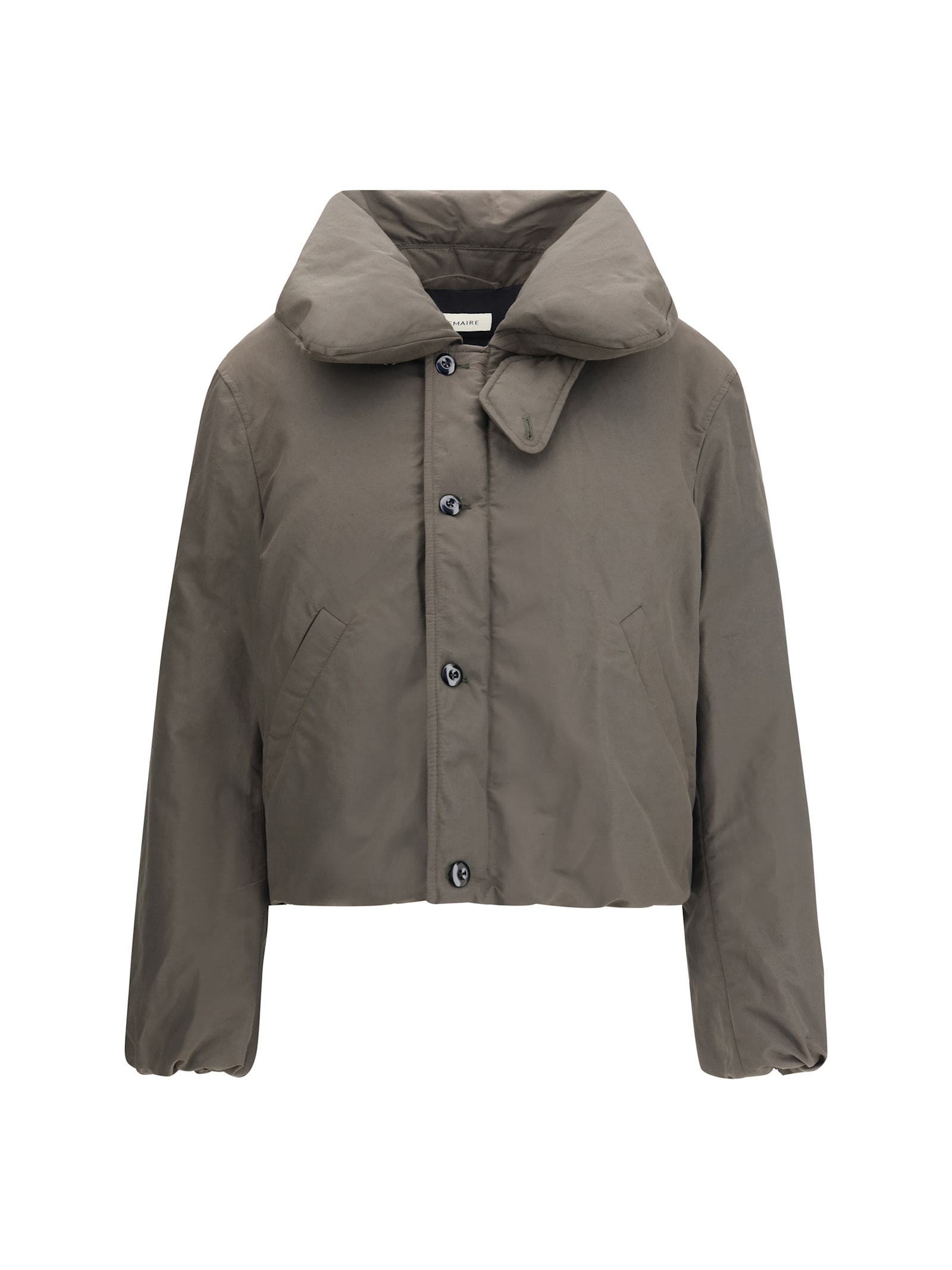 Lemaire Short Puffer Blouson In Gray