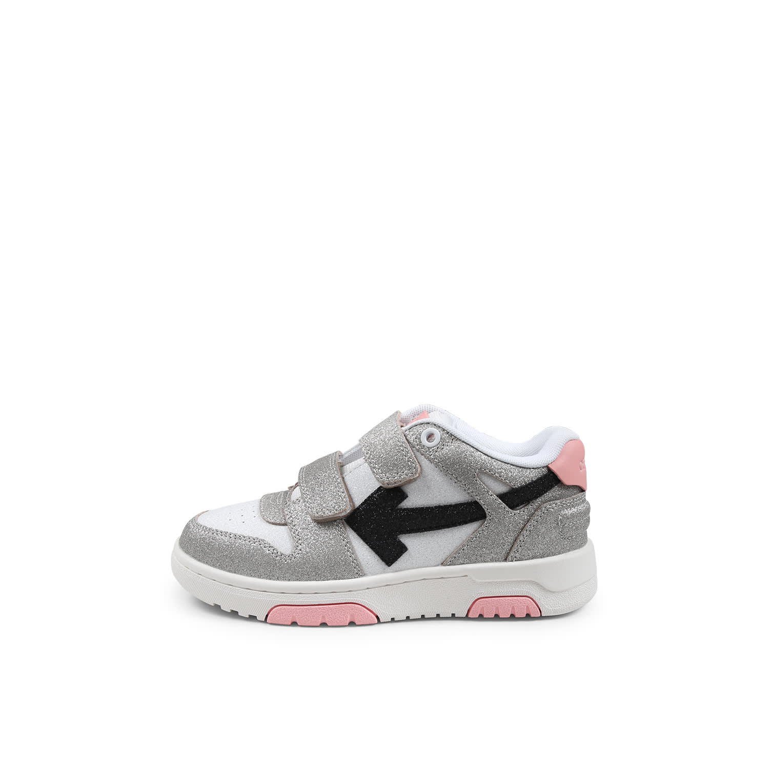 Off-white Grey Sneakers For Girl With Arrow In Grey