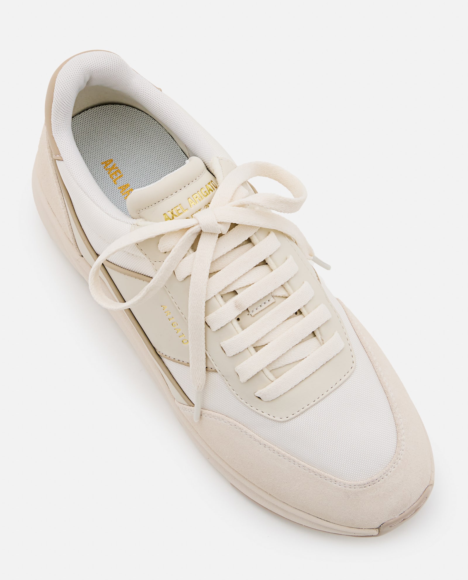 Axel Arigato Off White Lace Up Sneakers In White