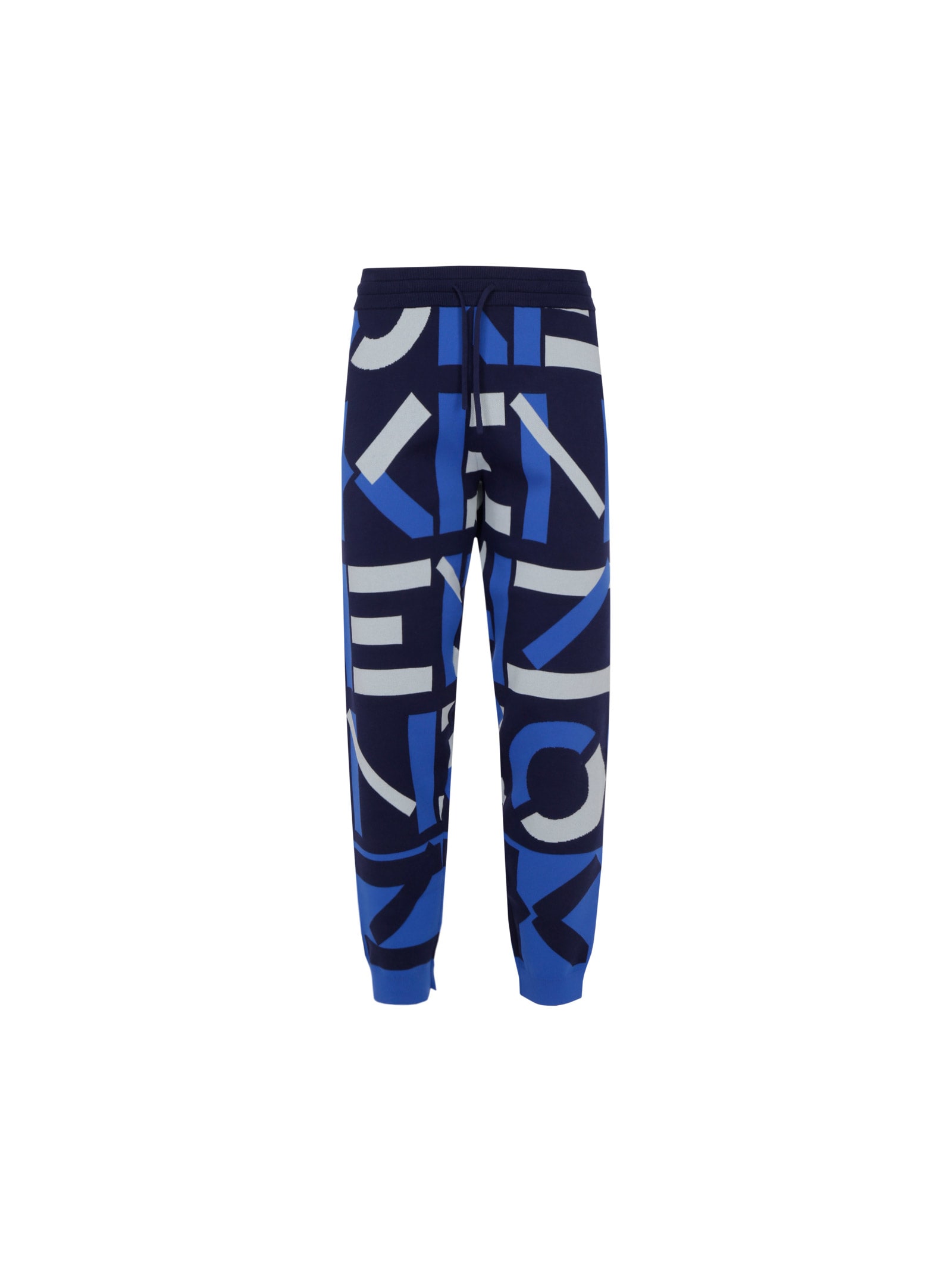 Shop Kenzo Pants In Blu